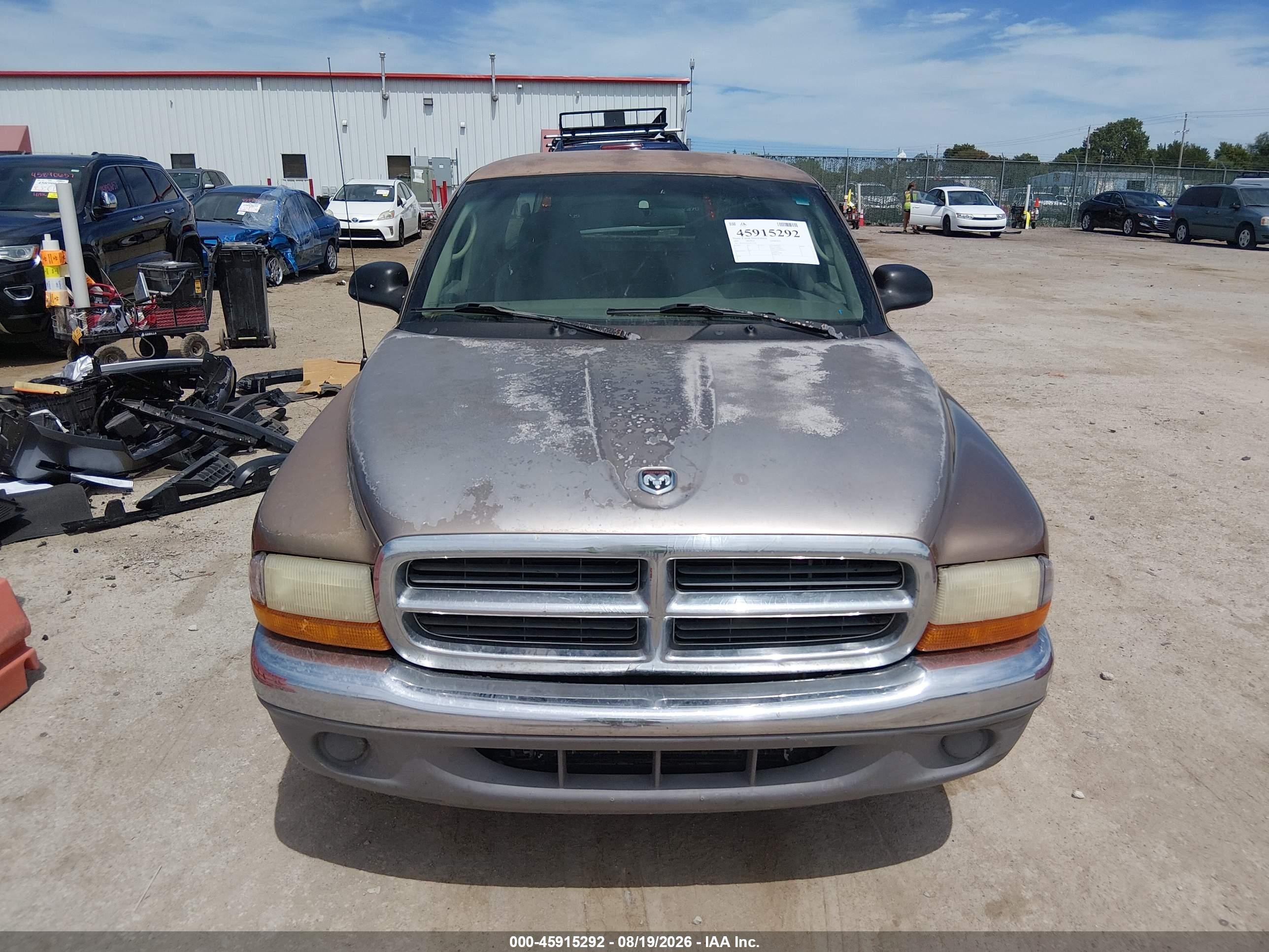 2001 Dodge Dakota Slt/sport Brown vin: 1B7GL22X31S131795