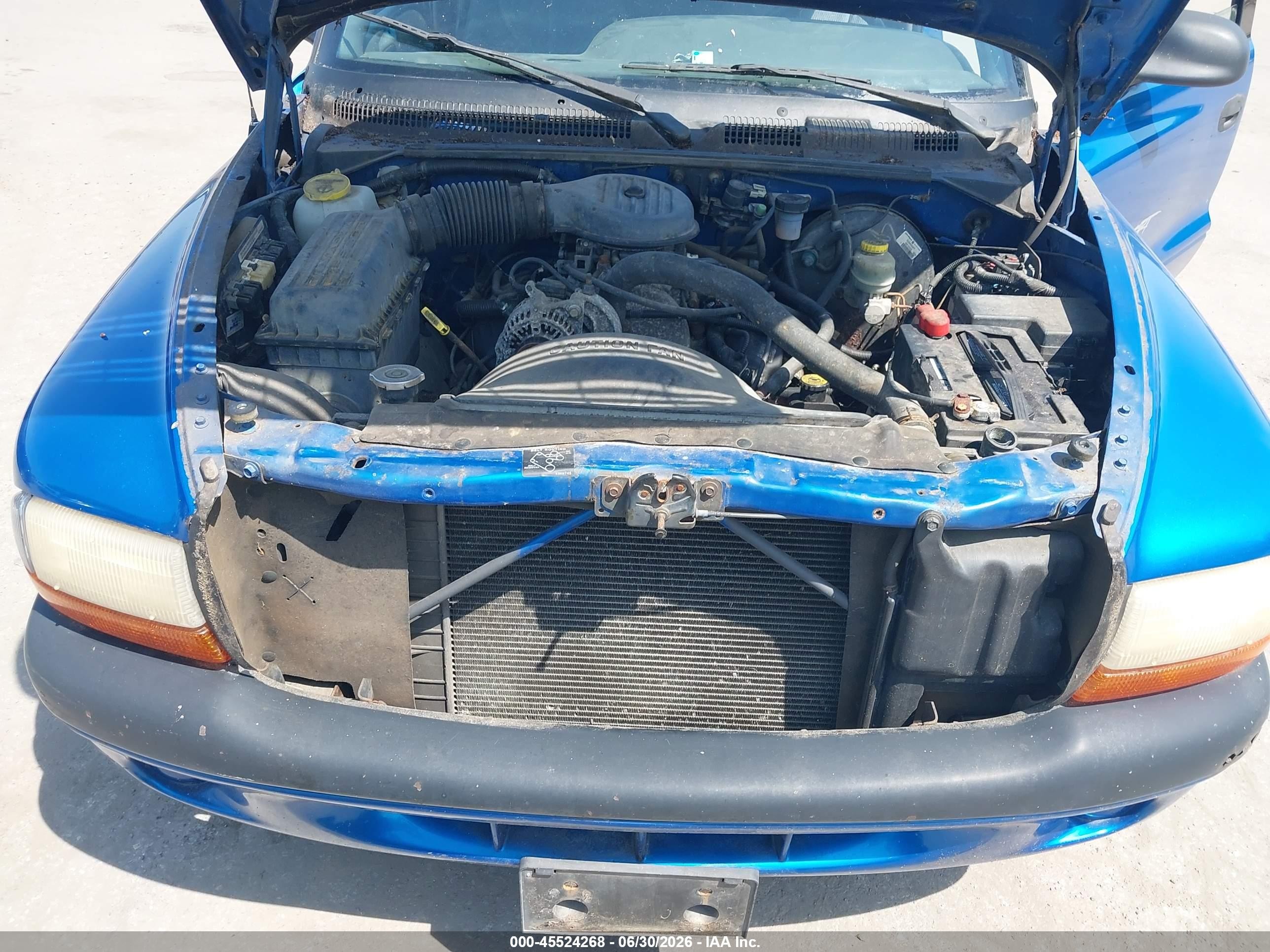 1998 Dodge Dakota Slt/sport Blue vin: 1B7GL22X3WS726170