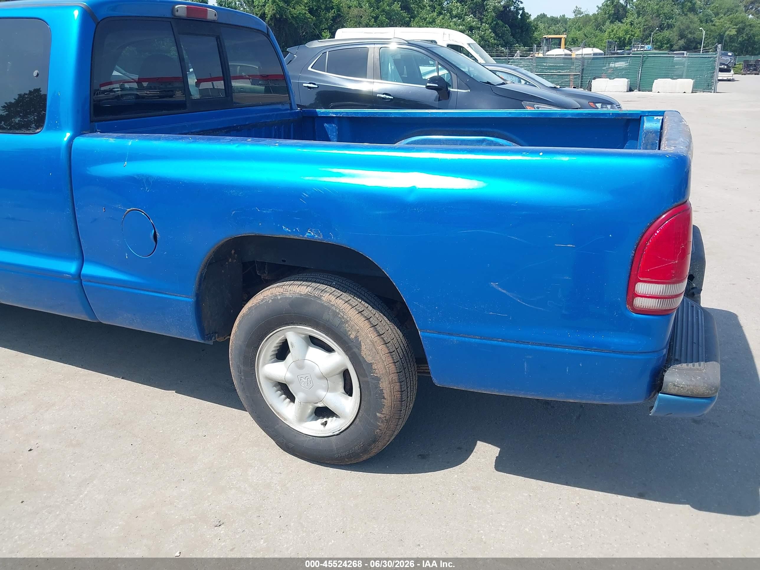 1998 Dodge Dakota Slt/sport Blue vin: 1B7GL22X3WS726170