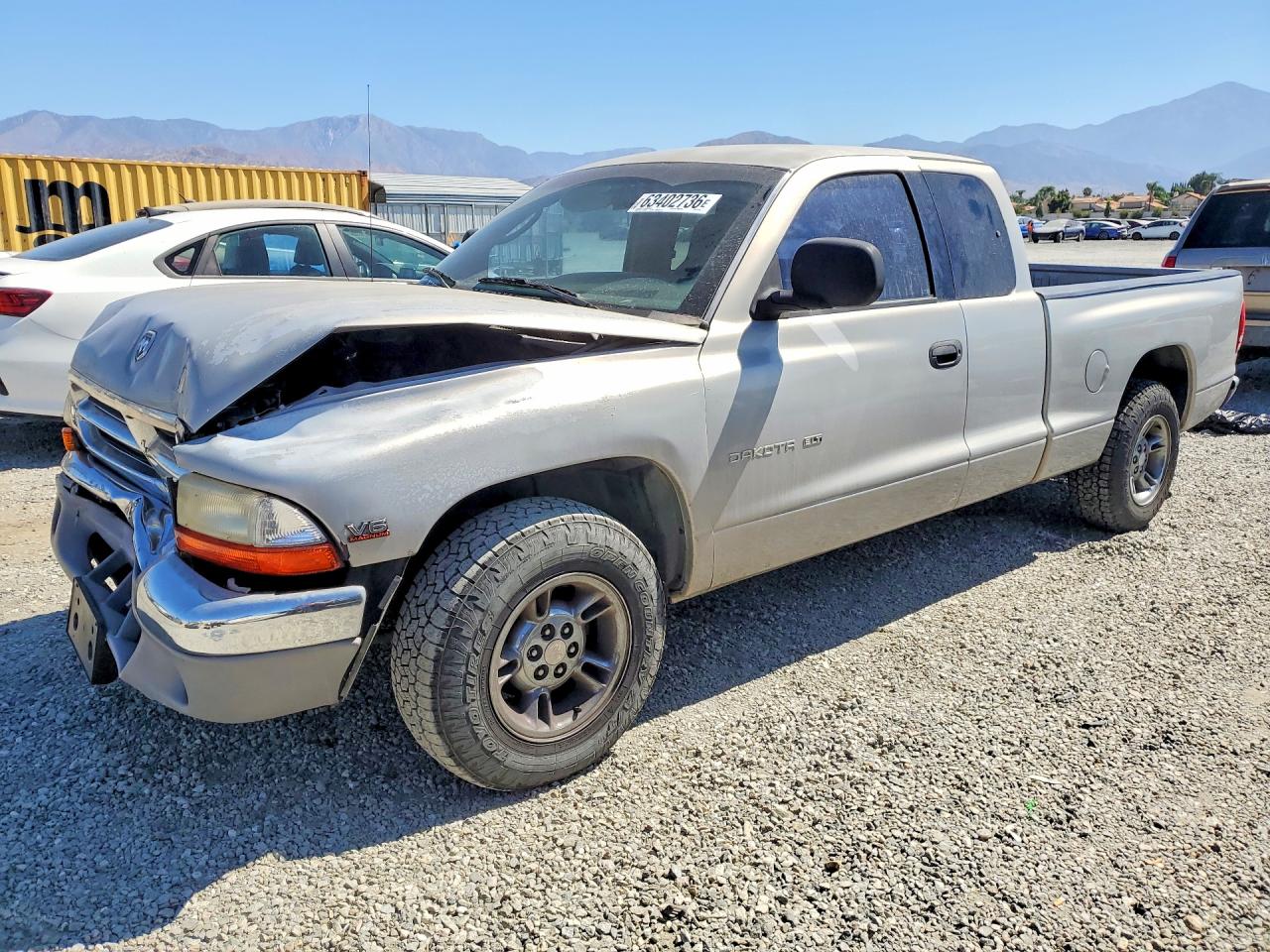 2000 Dodge Dakota Slt Silver vin: 1B7GL22X3YS637282