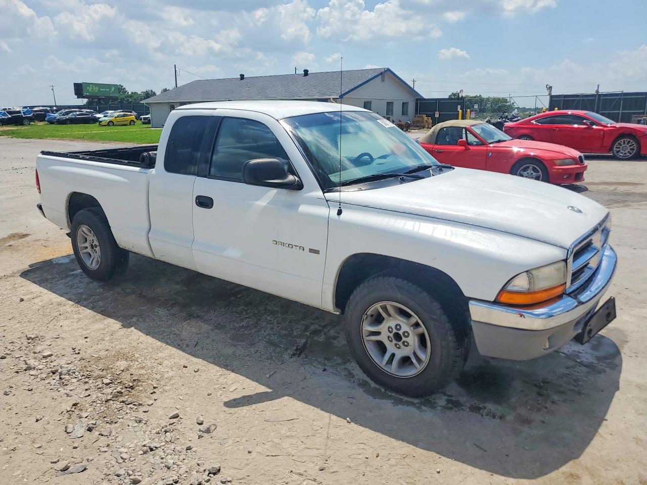 2001 Dodge Dakota White vin: 1B7GL22X51S172851
