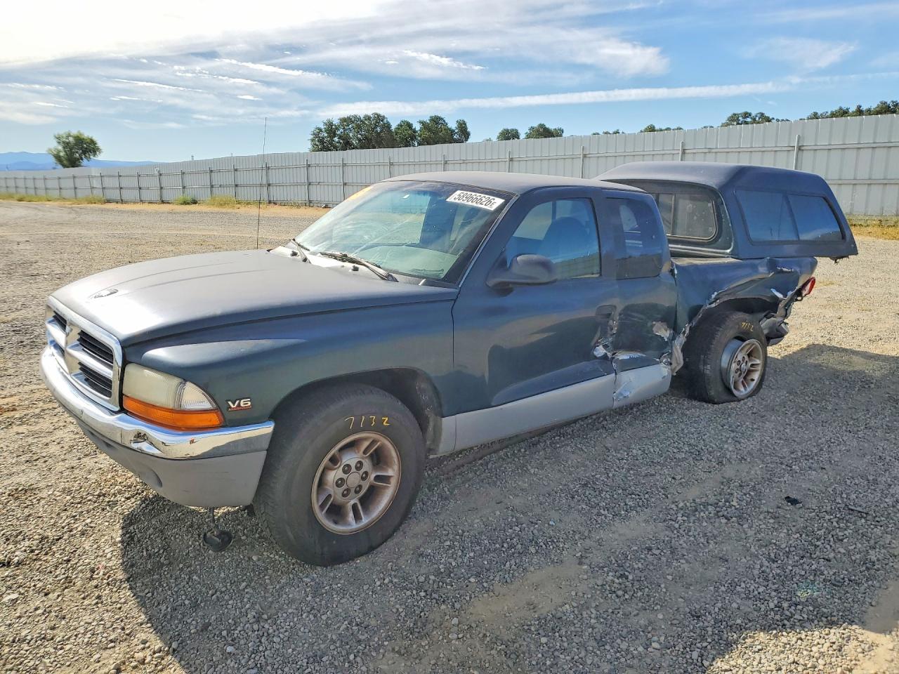 1999 Dodge Dakota Green vin: 1B7GL22X5XS221393