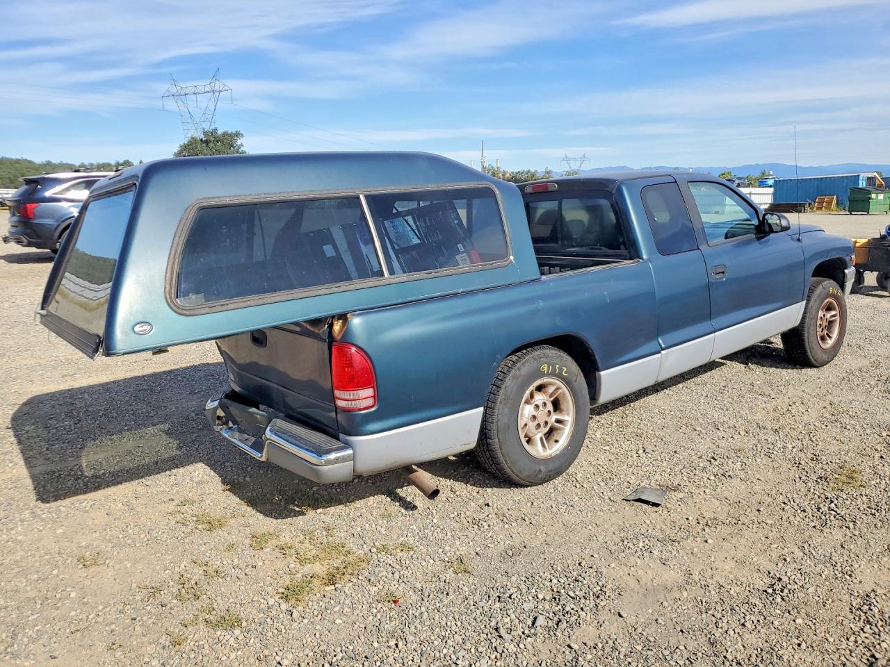 1999 Dodge Dakota Green vin: 1B7GL22X5XS221393