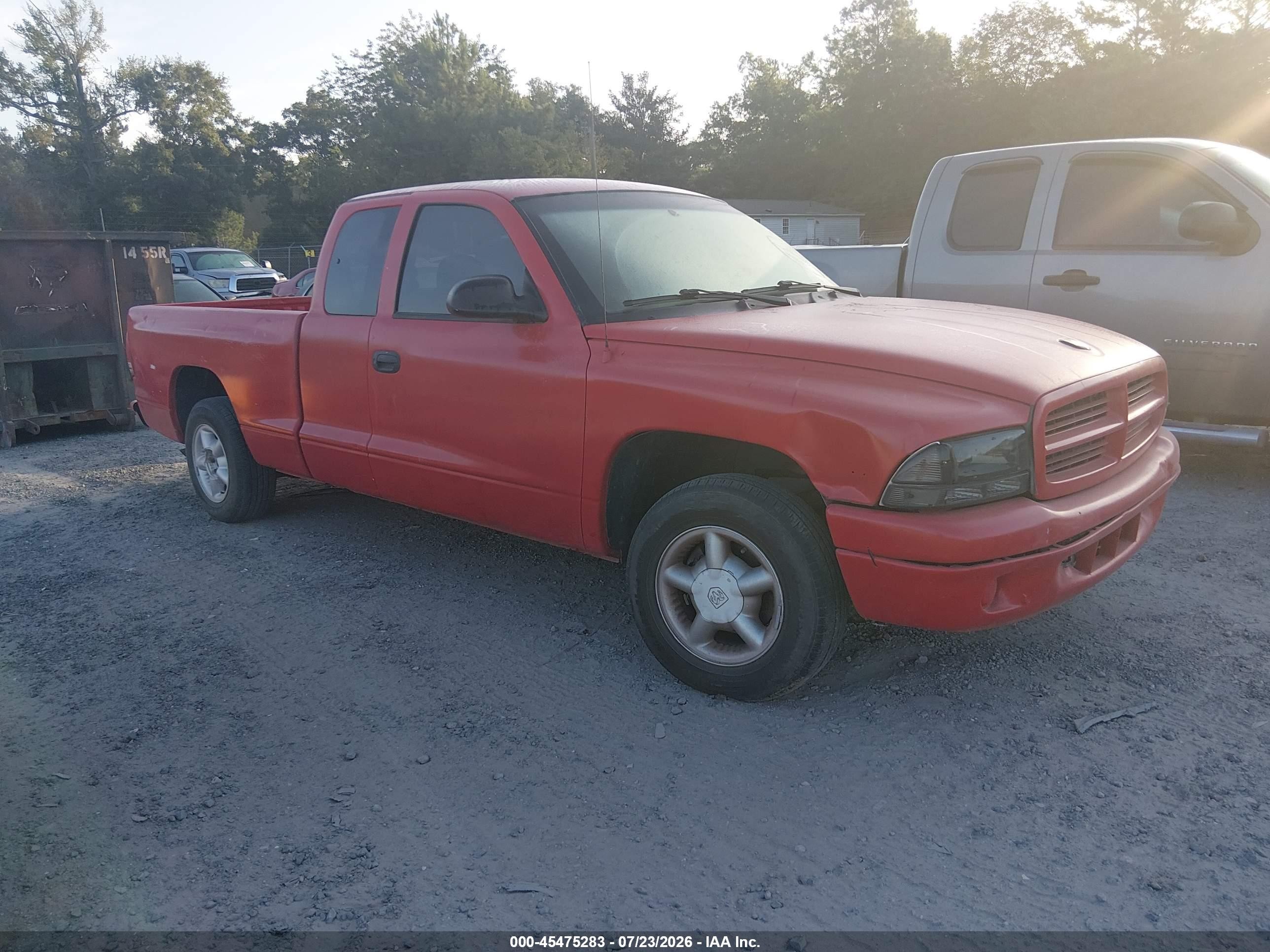 2000 Dodge Dakota Slt/sport Red vin: 1B7GL22X5YS686936