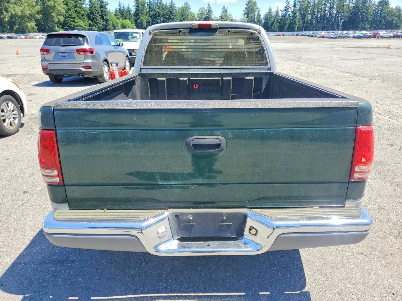 2000 Dodge Dakota Green vin: 1B7GL22X5YS692333