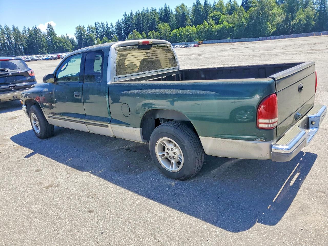 2000 Dodge Dakota Green vin: 1B7GL22X5YS692333