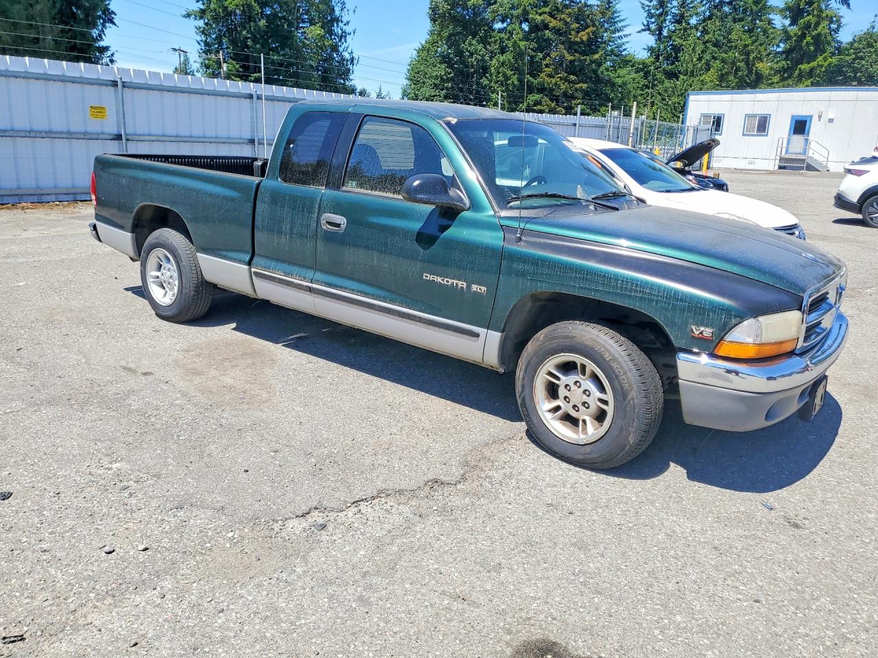 2000 Dodge Dakota Green vin: 1B7GL22X5YS692333