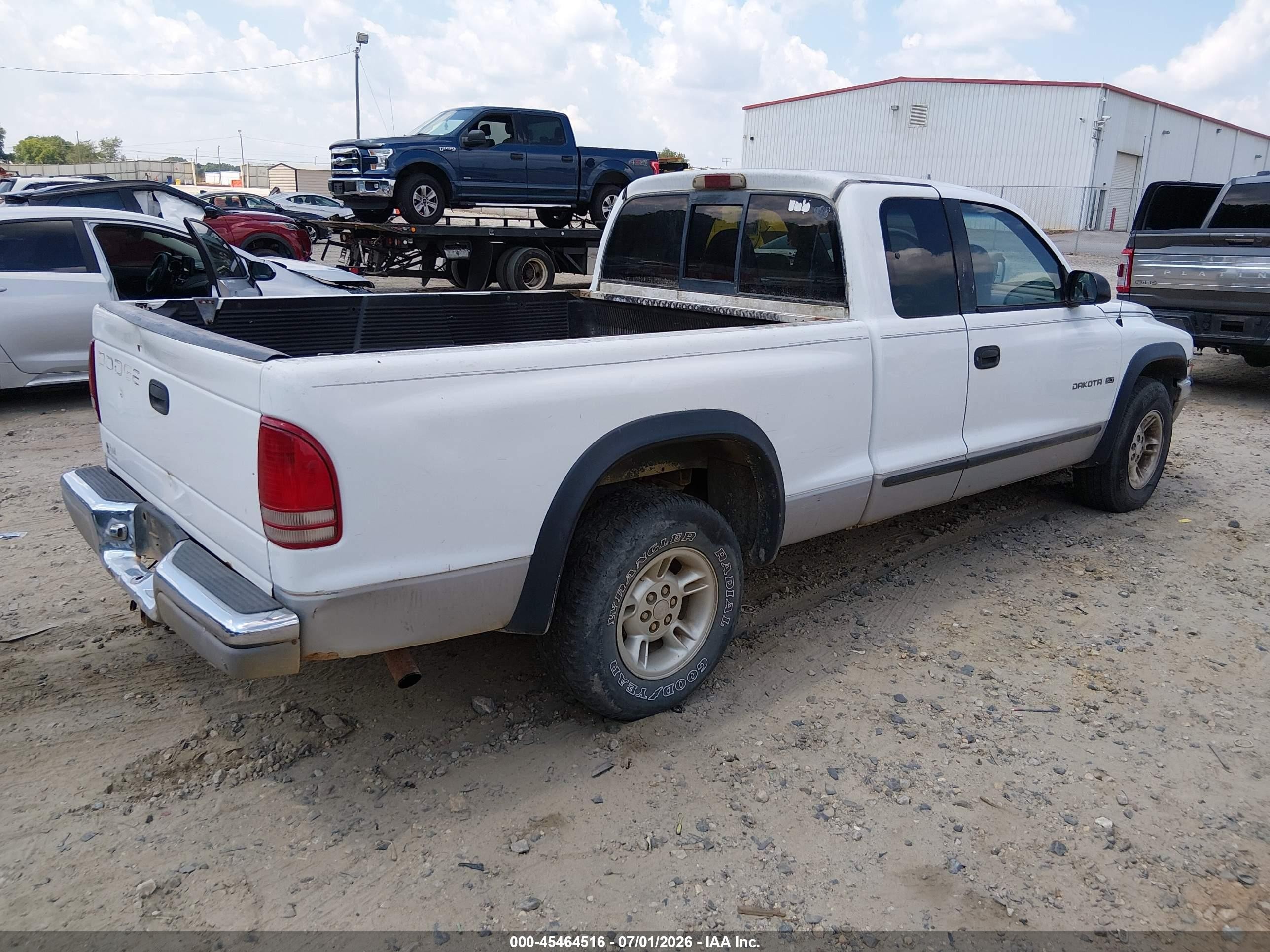 1998 Dodge Dakota Slt/sport White vin: 1B7GL22X6WS563370