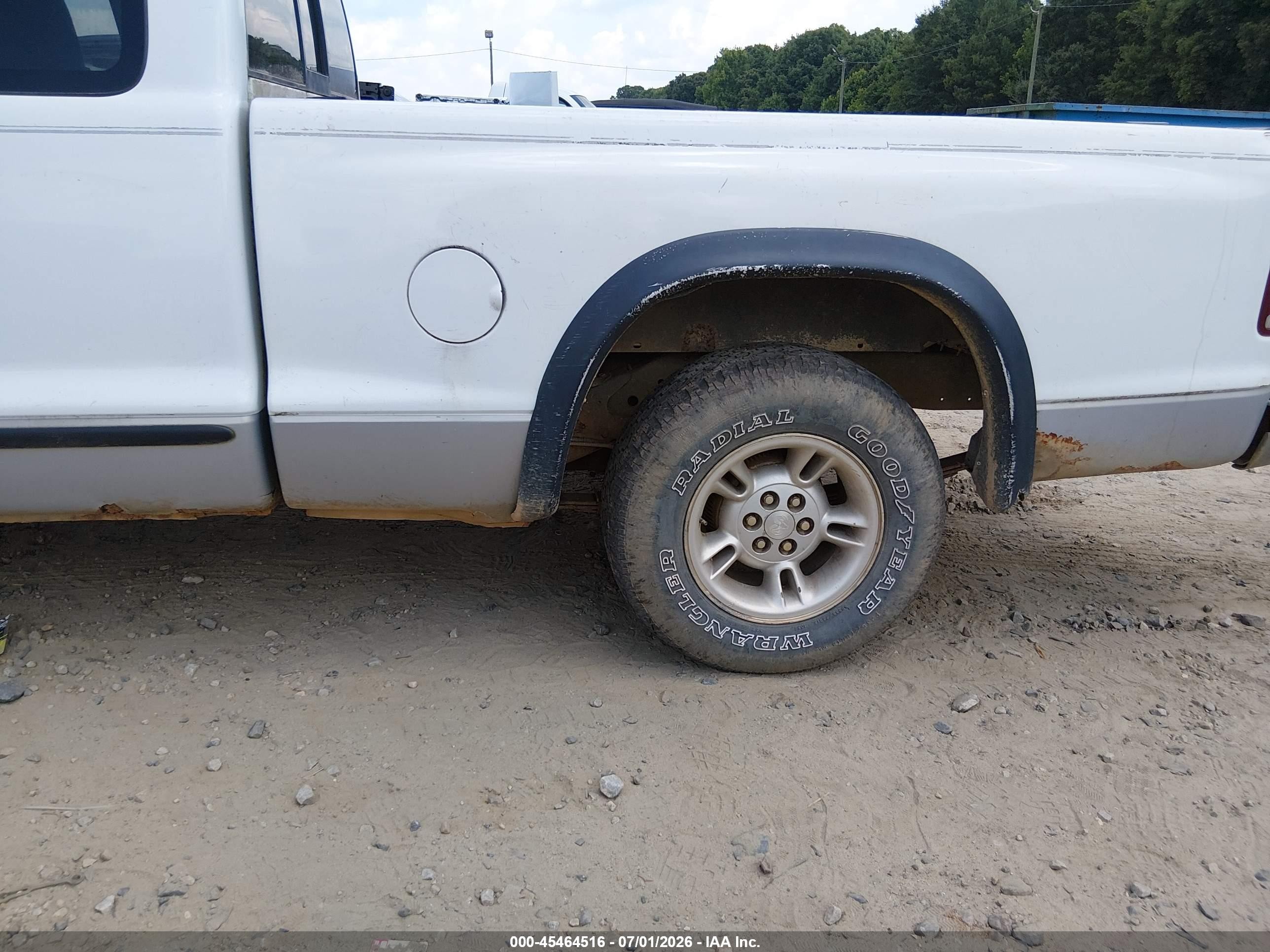 1998 Dodge Dakota Slt/sport White vin: 1B7GL22X6WS563370