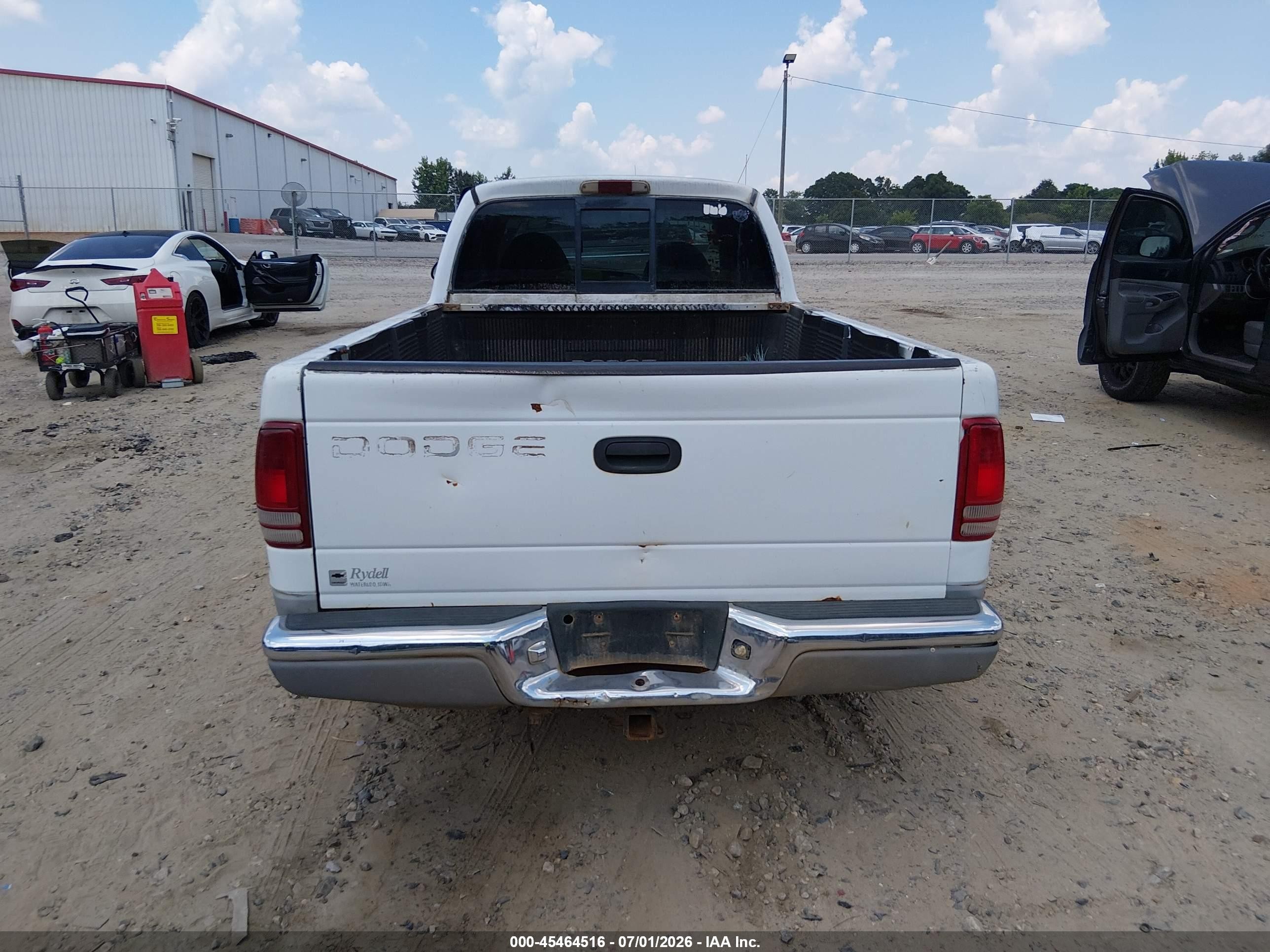 1998 Dodge Dakota Slt/sport White vin: 1B7GL22X6WS563370