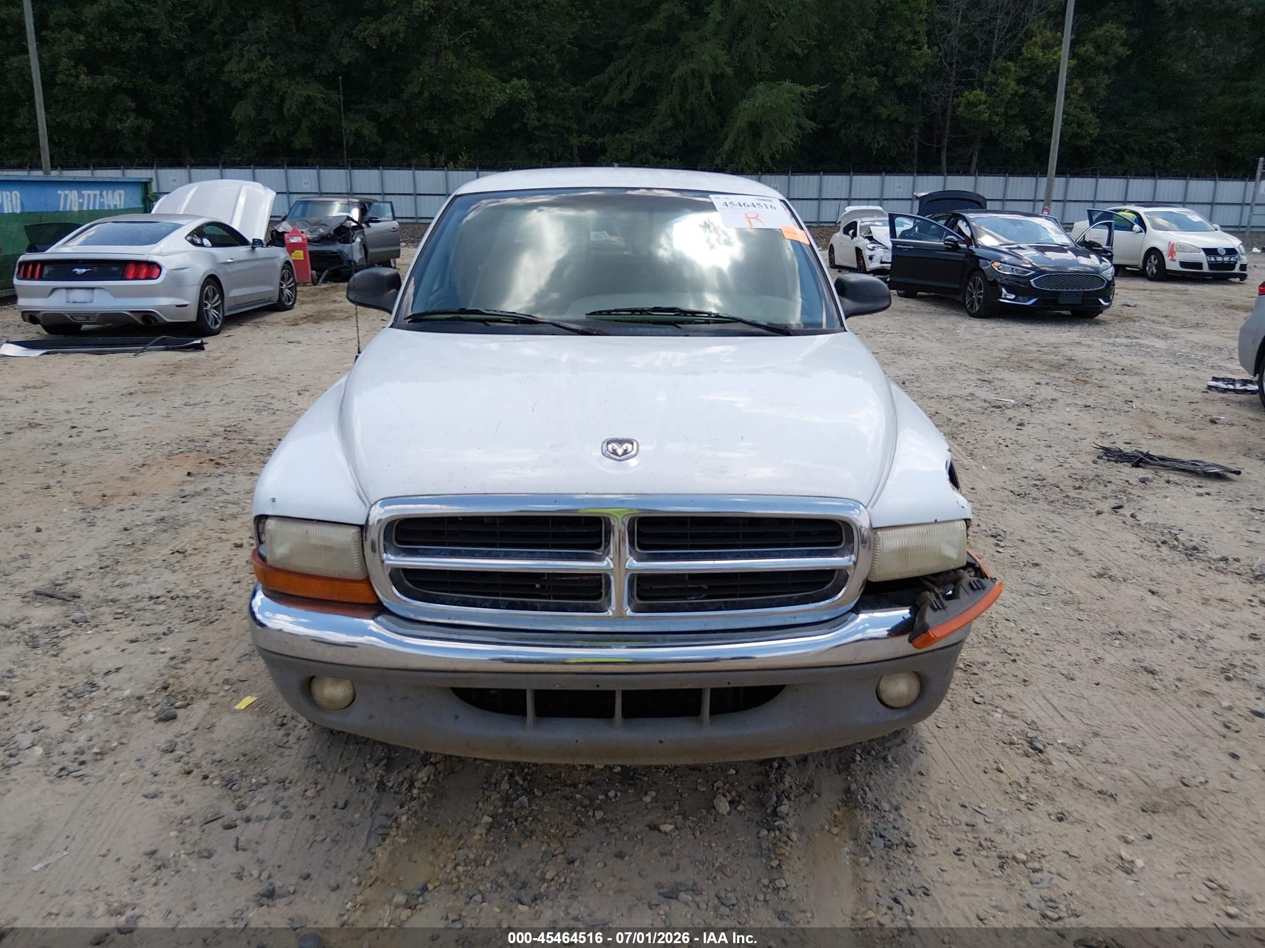 1998 Dodge Dakota Slt/sport White vin: 1B7GL22X6WS563370