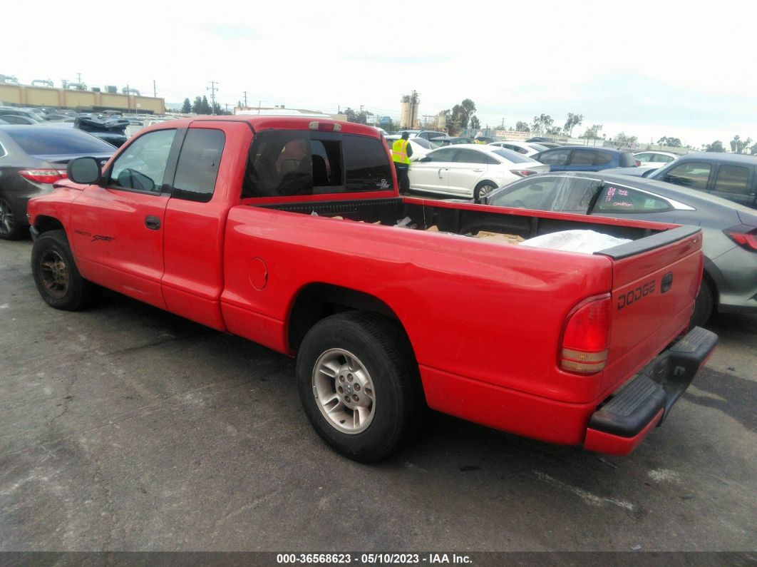 2000 Dodge Dakota Base/sport/slt Red vin: 1B7GL22X6YS587798