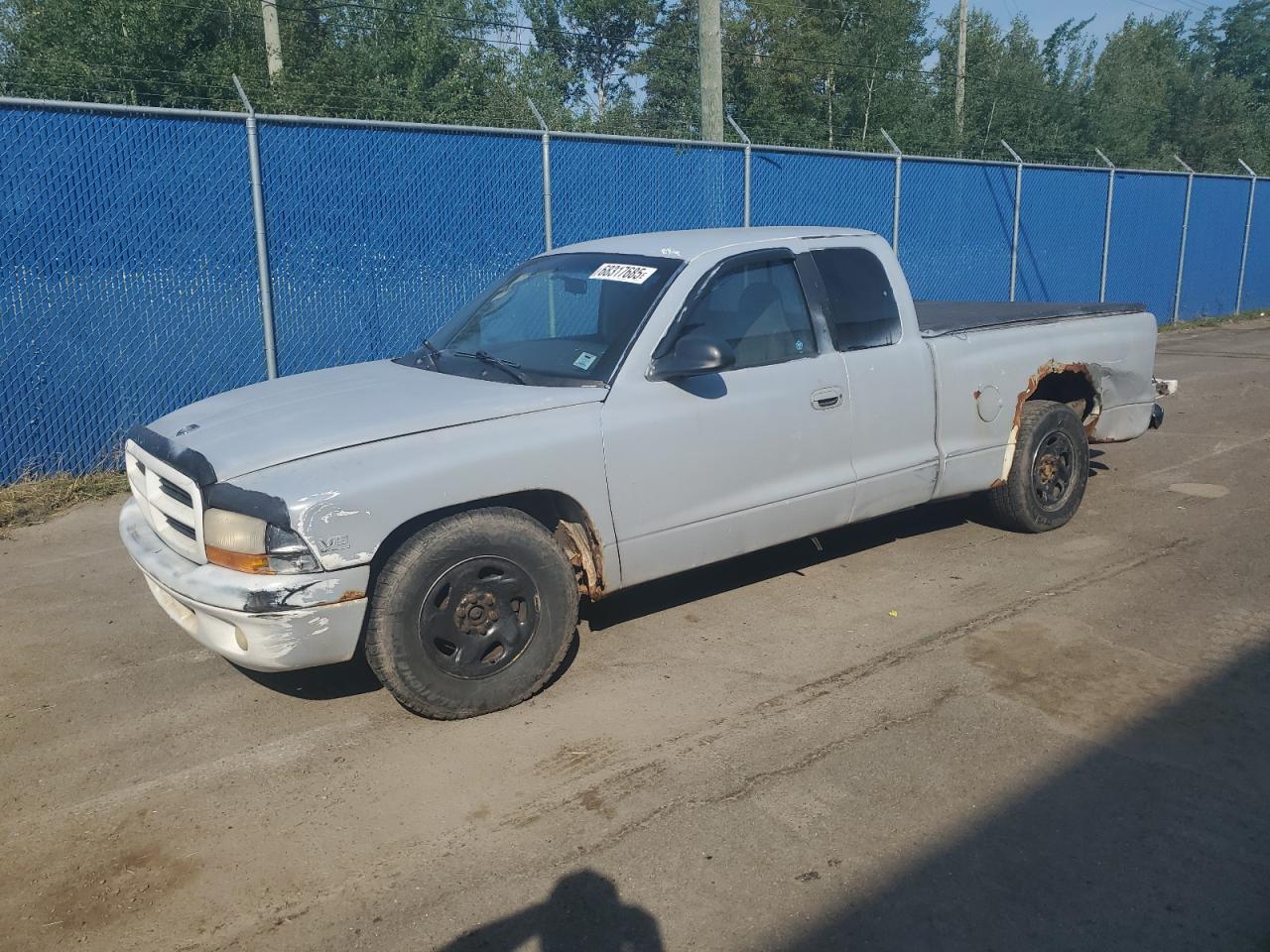 2000 Dodge Dakota Серый vin: 1B7GL22X6YS667232