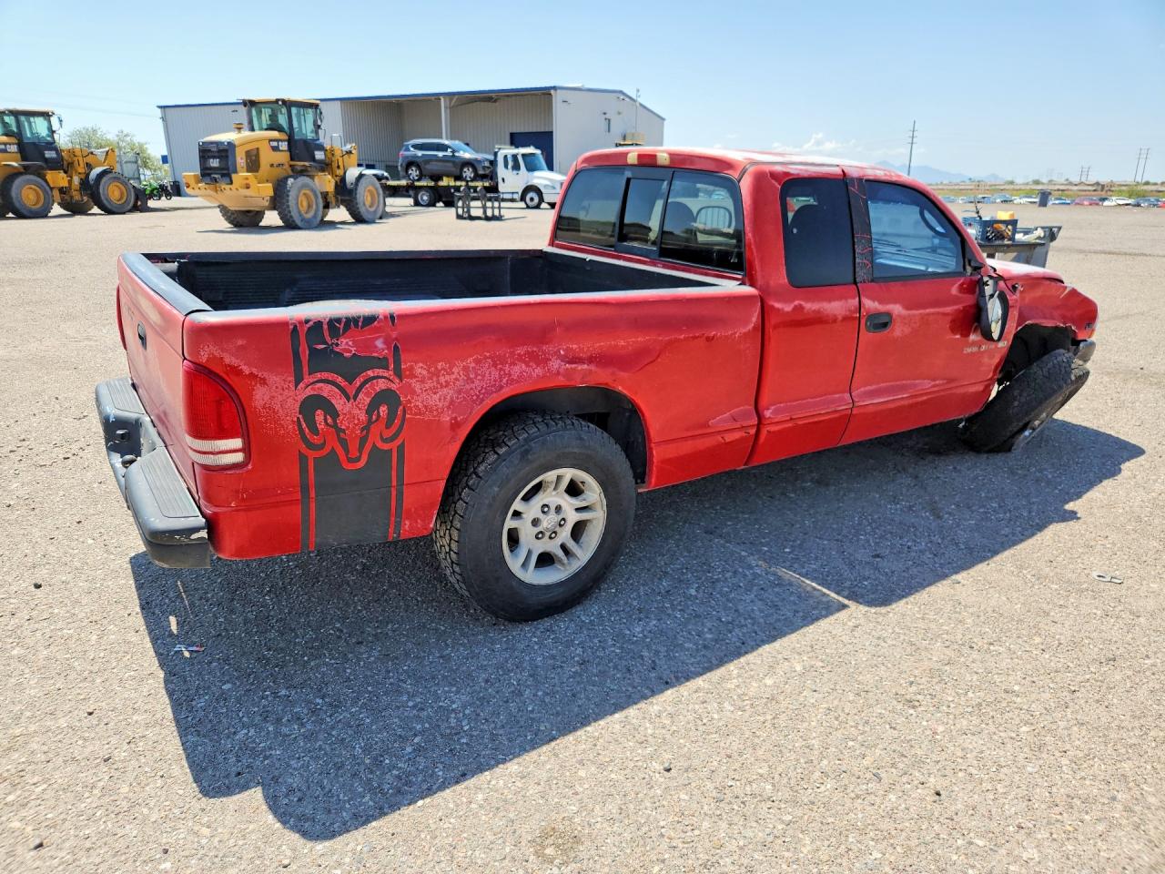 2000 Dodge Dakota Red vin: 1B7GL22X6YS667408