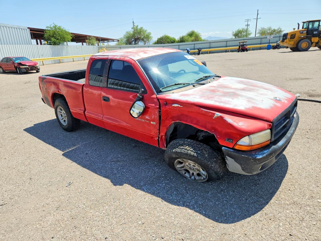 2000 Dodge Dakota Red vin: 1B7GL22X6YS667408