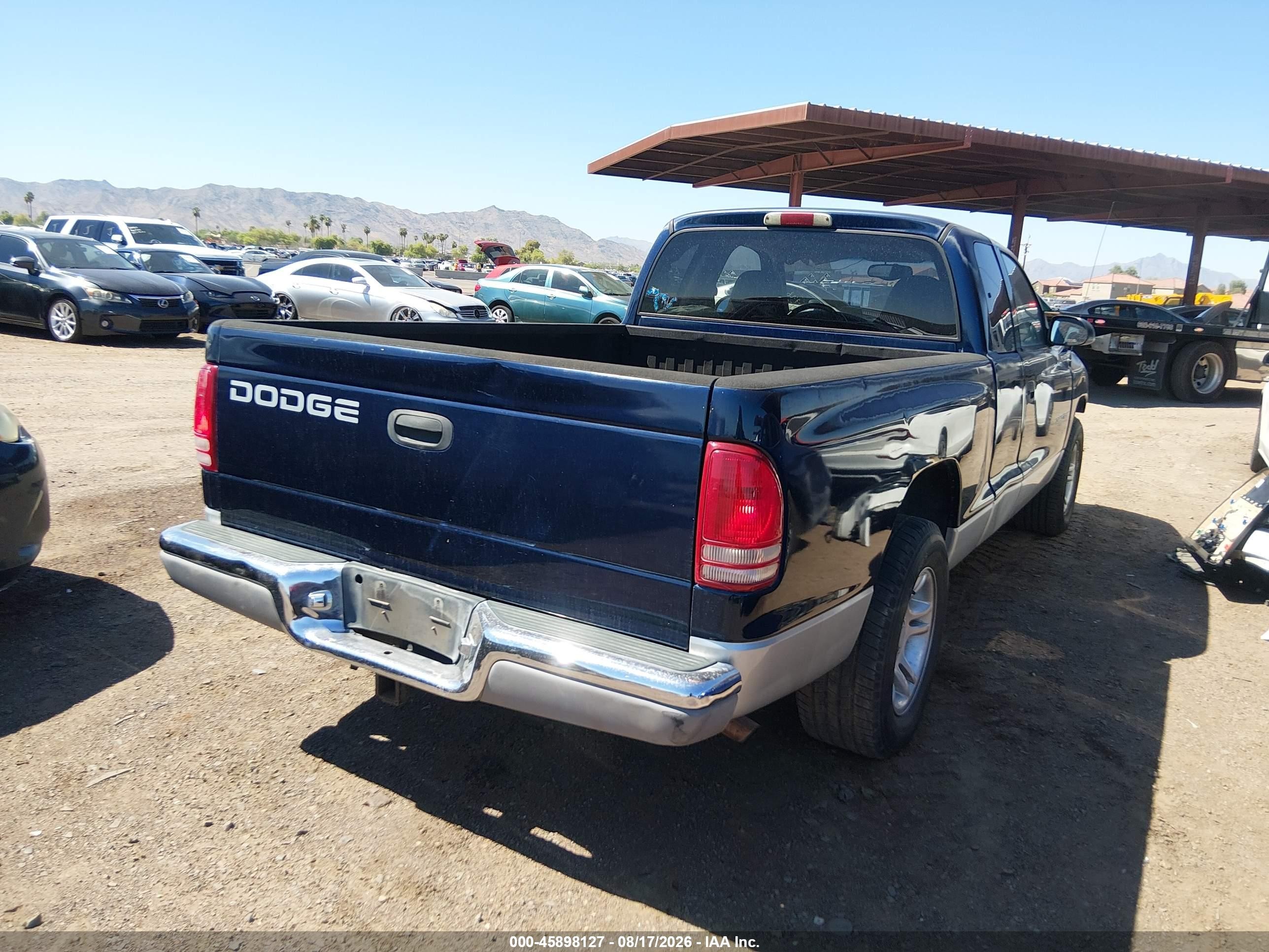2001 Dodge Dakota Slt/sport Blue vin: 1B7GL22X71S217255