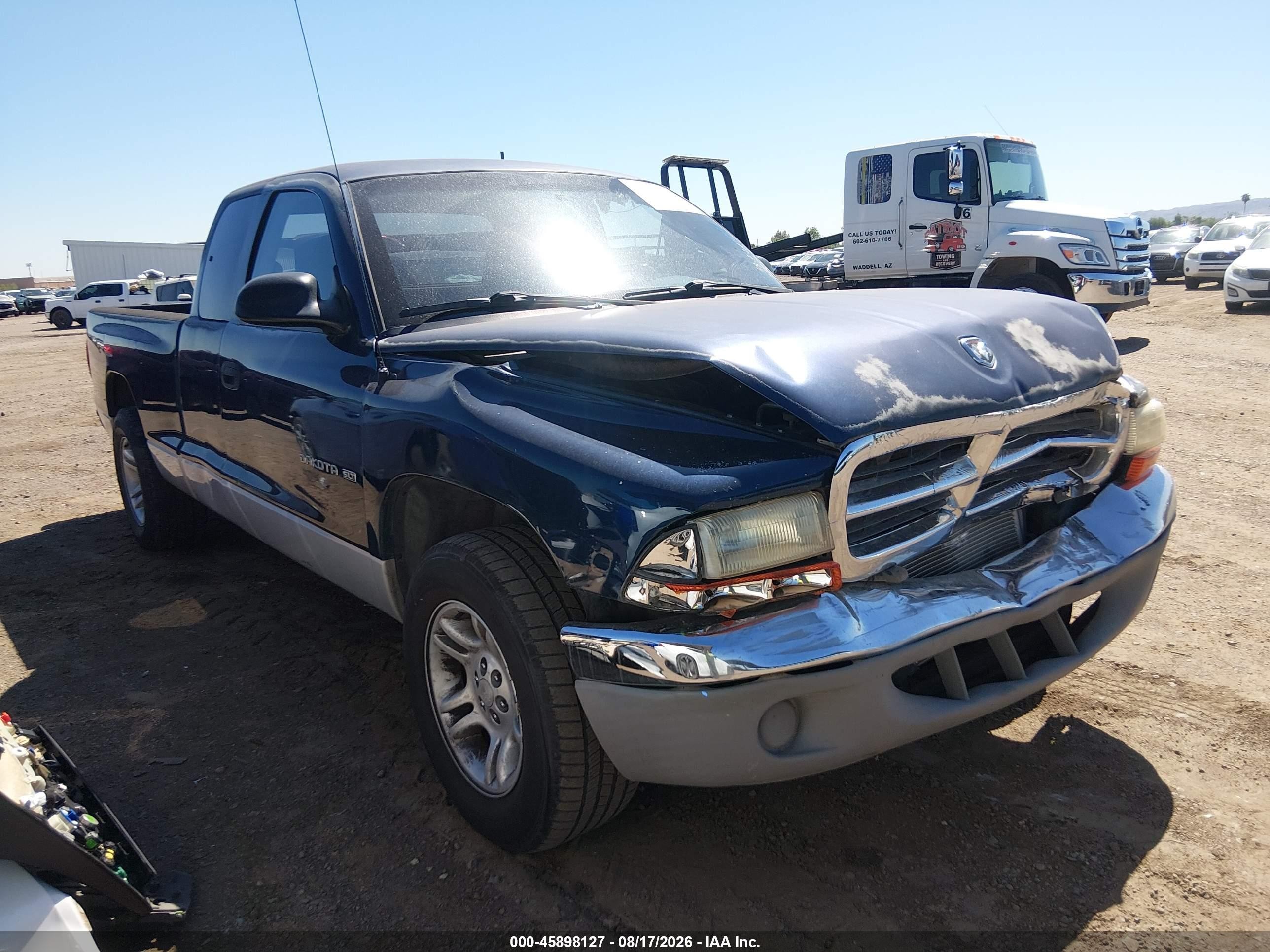 2001 Dodge Dakota Slt/sport Blue vin: 1B7GL22X71S217255