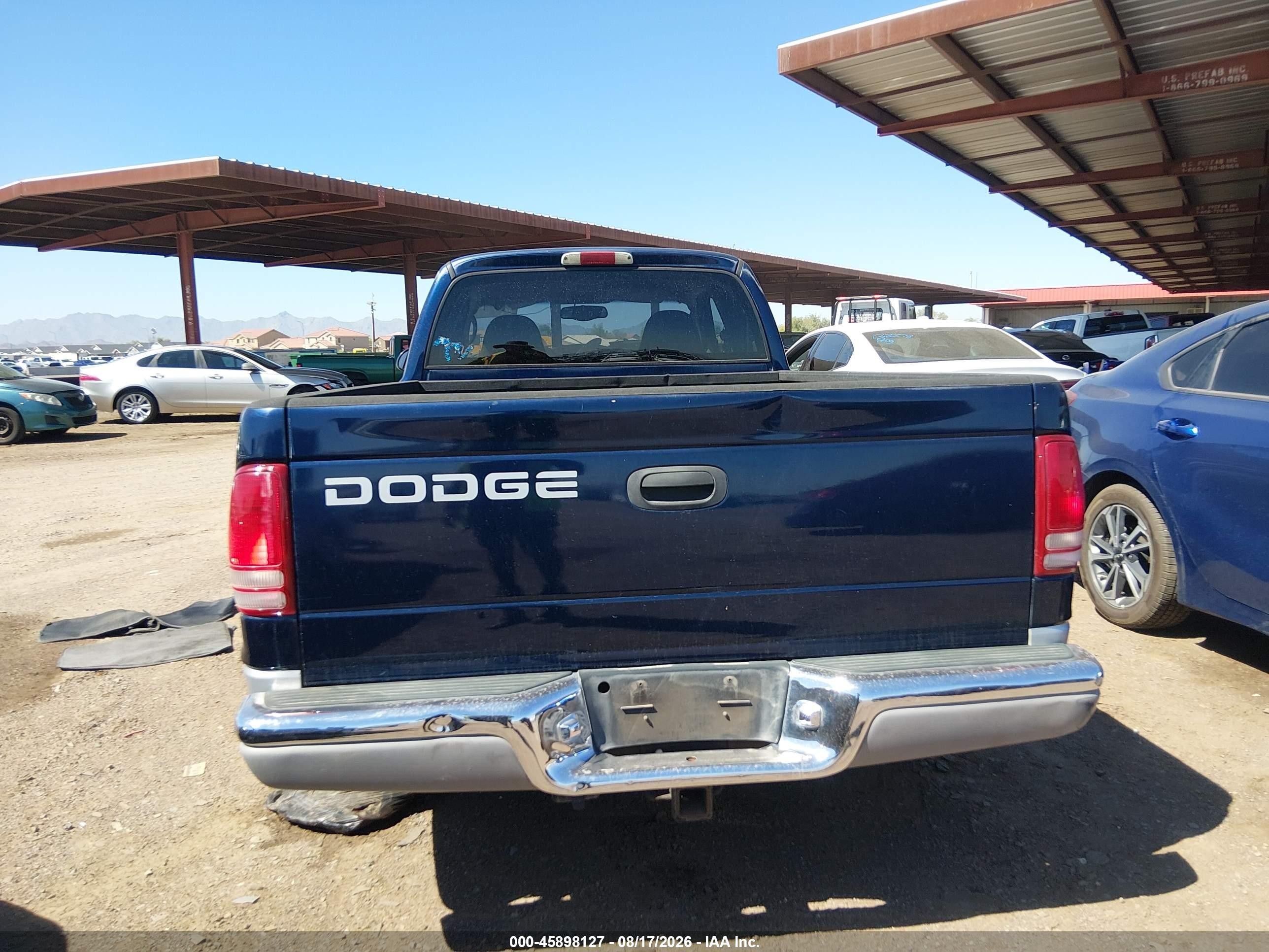 2001 Dodge Dakota Slt/sport Blue vin: 1B7GL22X71S217255