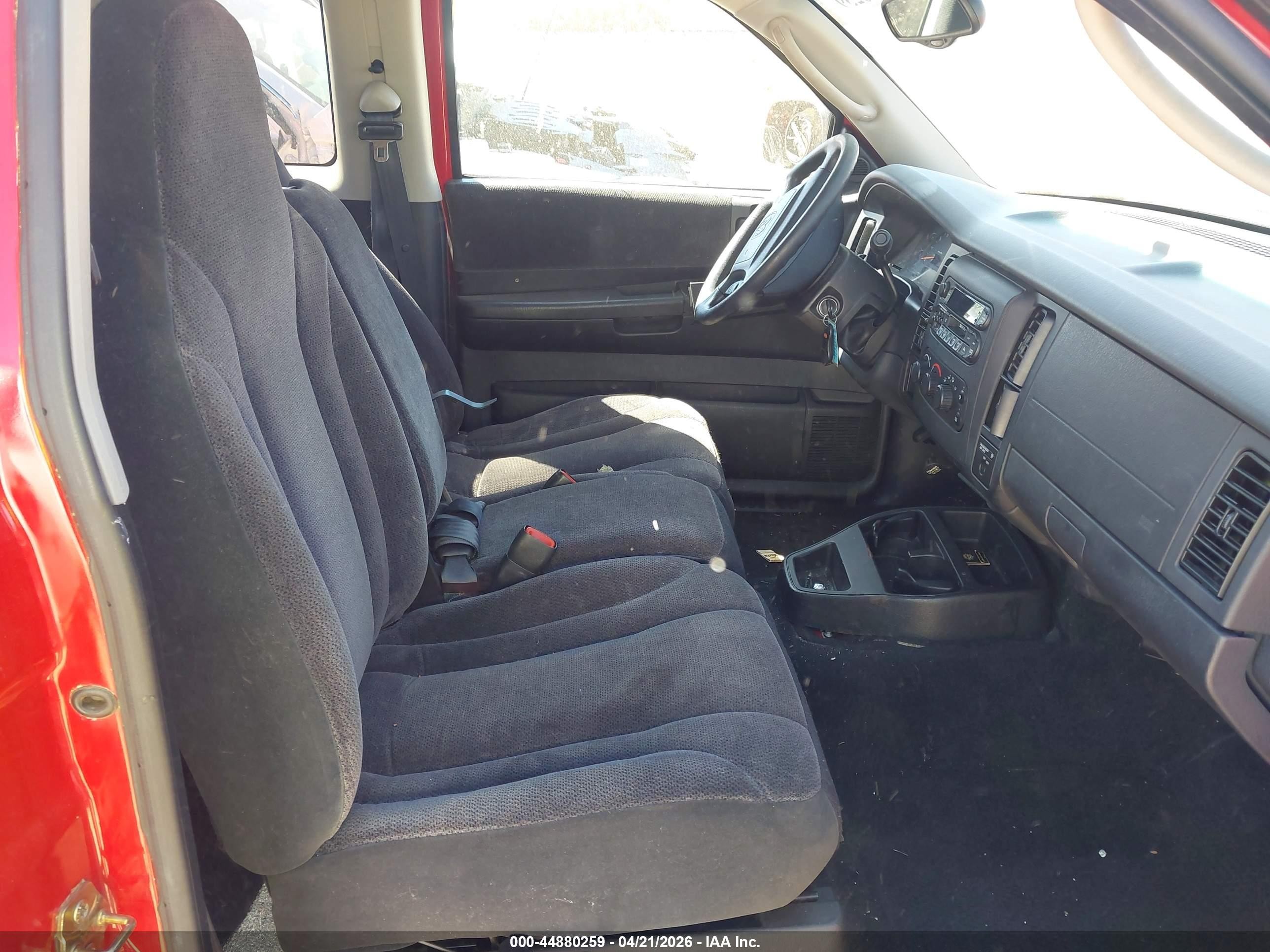 2001 Dodge Dakota Slt/sport Red vin: 1B7GL22X71S307229