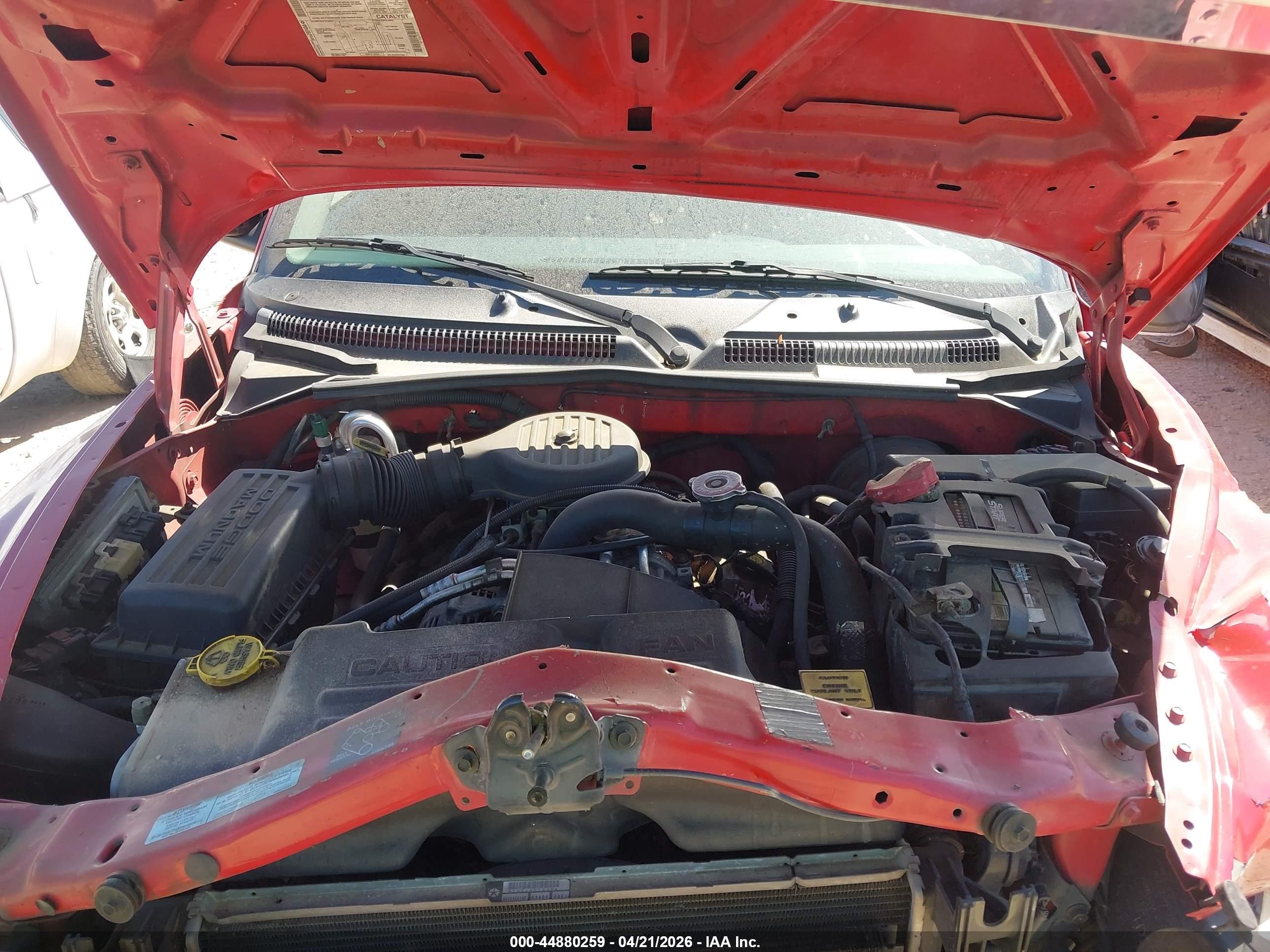 2001 Dodge Dakota Slt/sport Red vin: 1B7GL22X71S307229