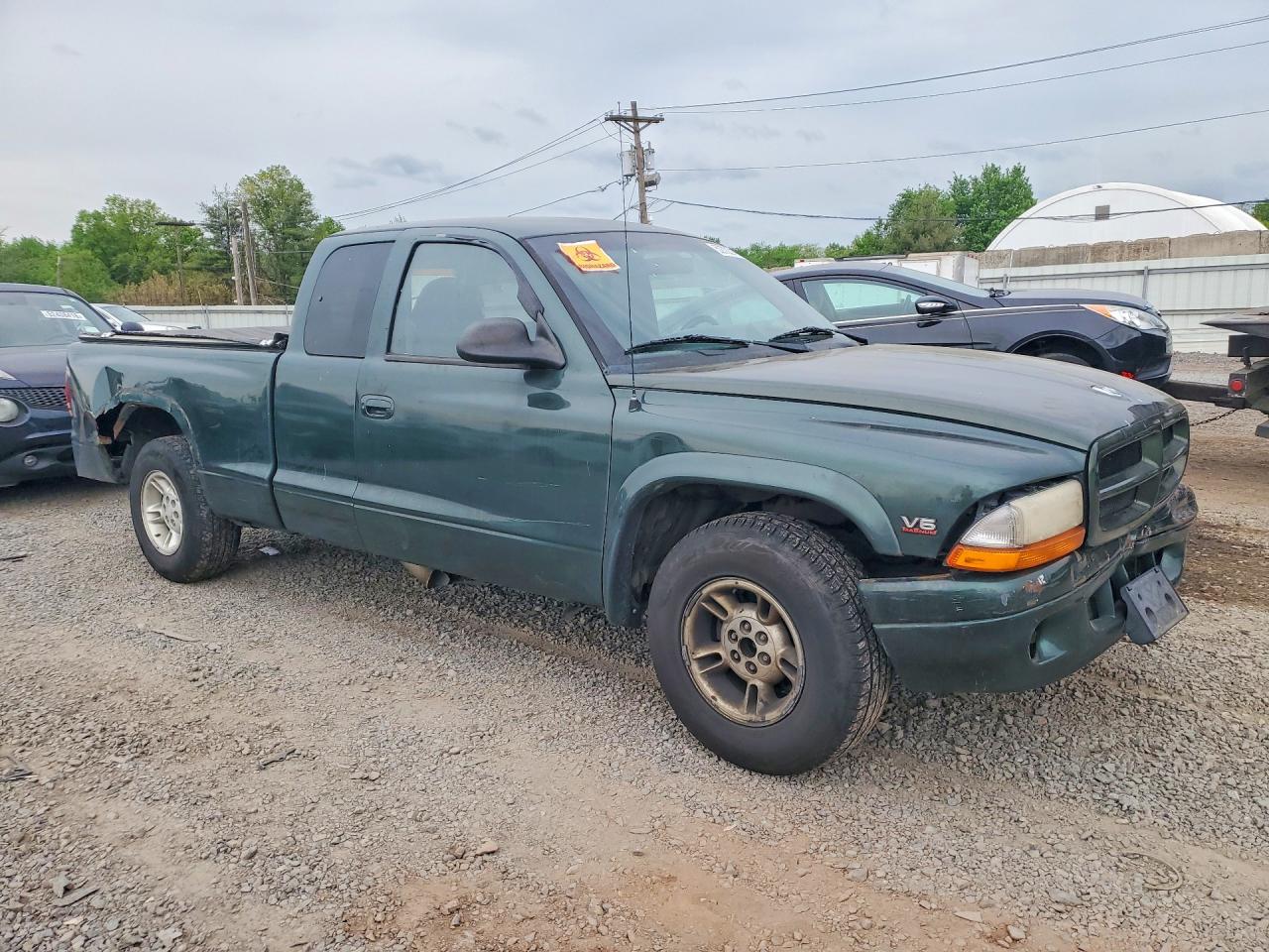 1999 Dodge Dakota Green vin: 1B7GL22X8XS121000
