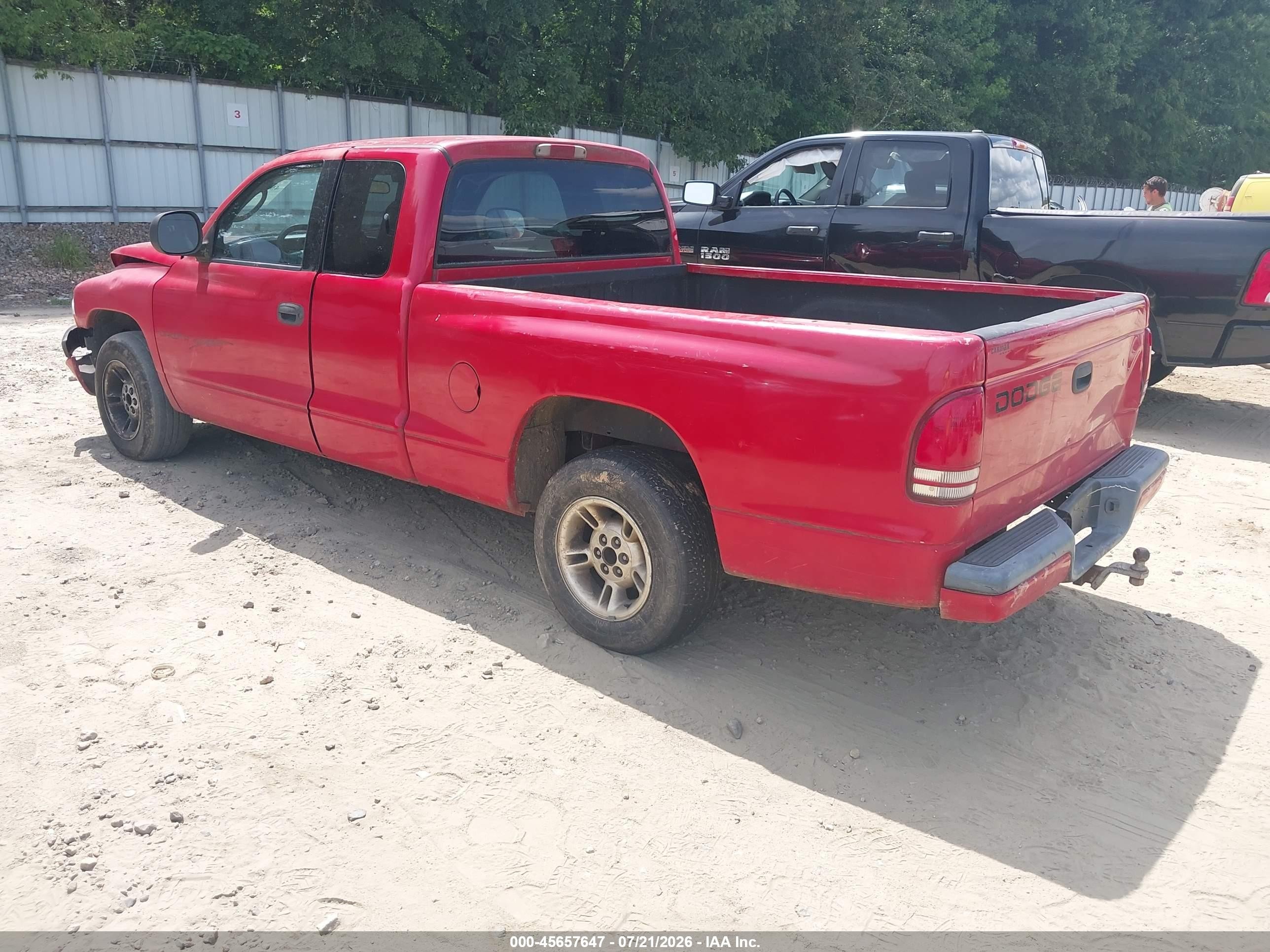 2000 Dodge Dakota Slt/sport Burgundy vin: 1B7GL22X8YS654238