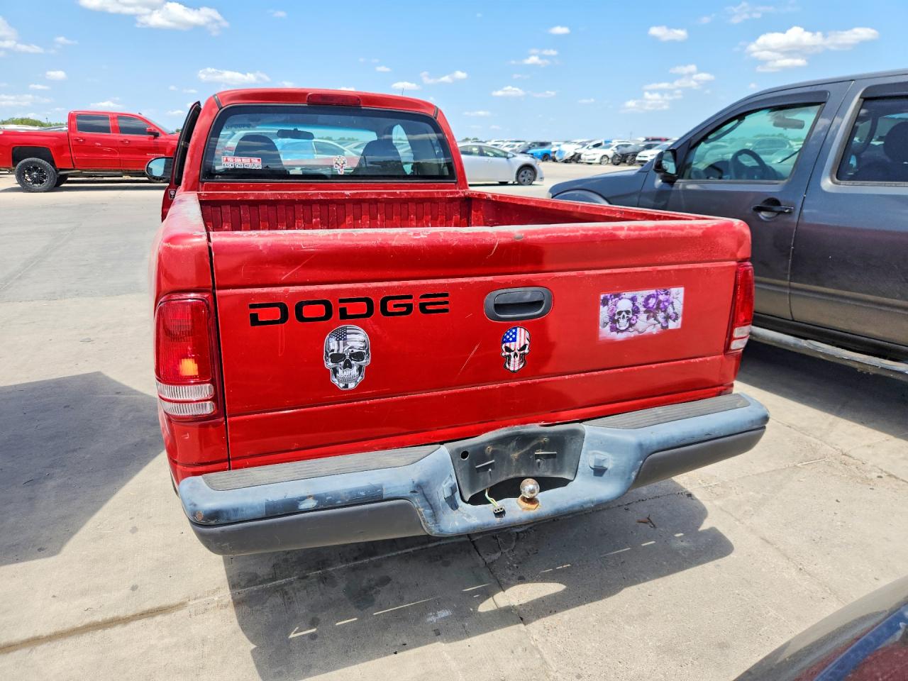 2001 Dodge Dakota Red vin: 1B7GL22X91S164543