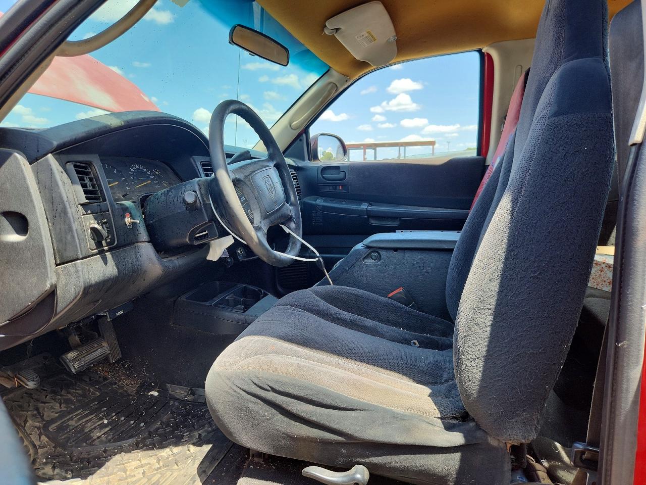 2001 Dodge Dakota Red vin: 1B7GL22X91S164543