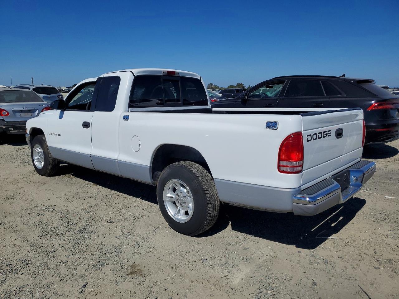 1999 Dodge Dakota Белый vin: 1B7GL22X9XS298025