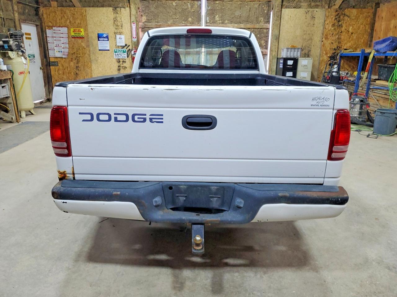 2000 Dodge Dakota White vin: 1B7GL22X9YS563205