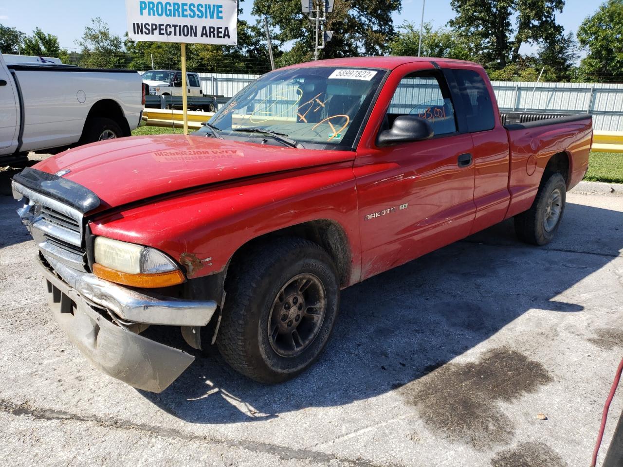 2000 Dodge Dakota  Red vin: 1B7GL22X9YS596351