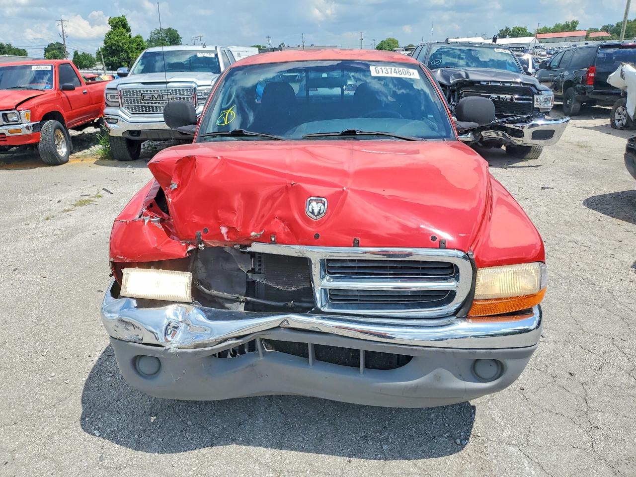 2000 Dodge Dakota Red vin: 1B7GL22X9YS755997