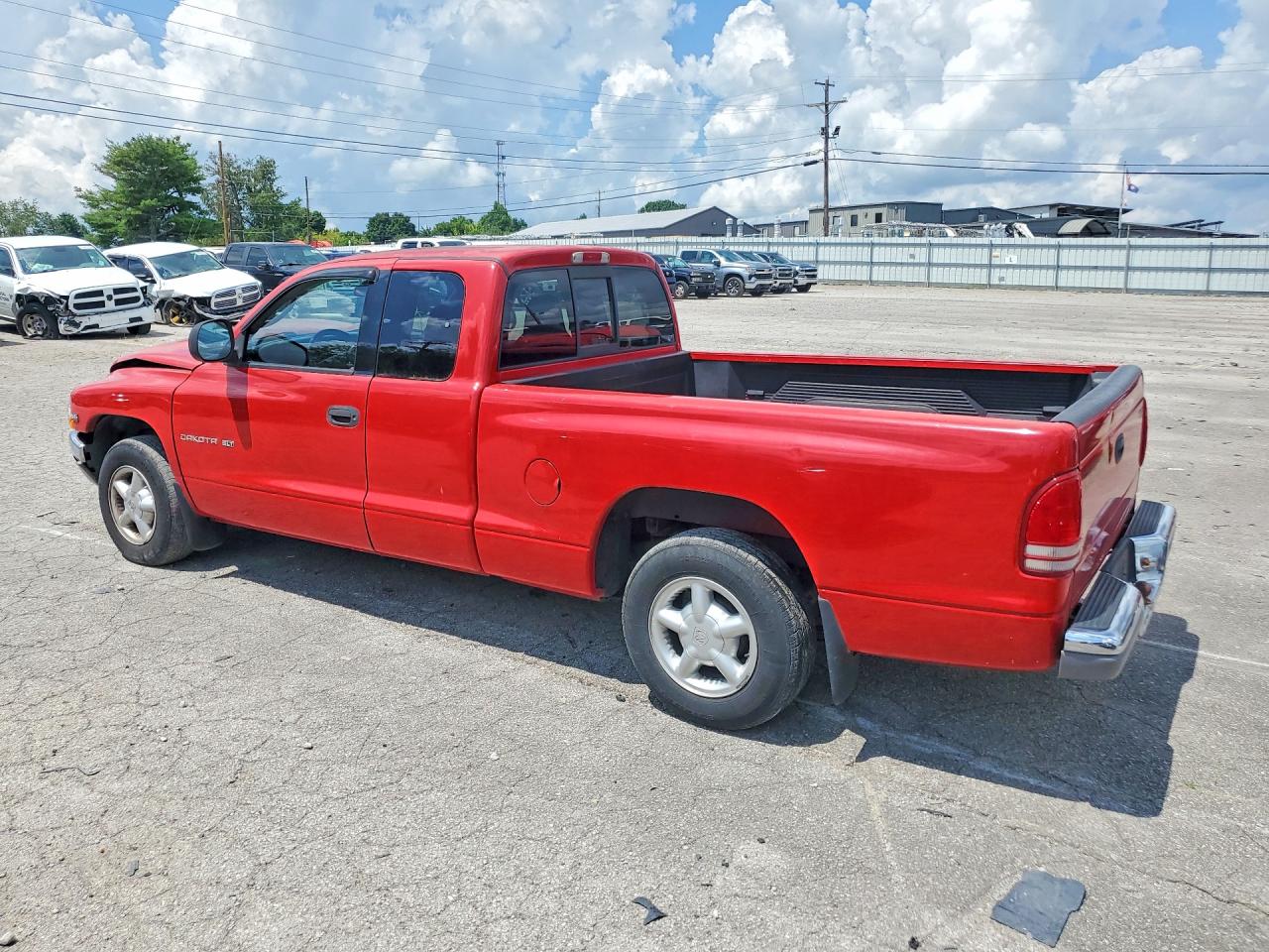 2000 Dodge Dakota Red vin: 1B7GL22X9YS755997