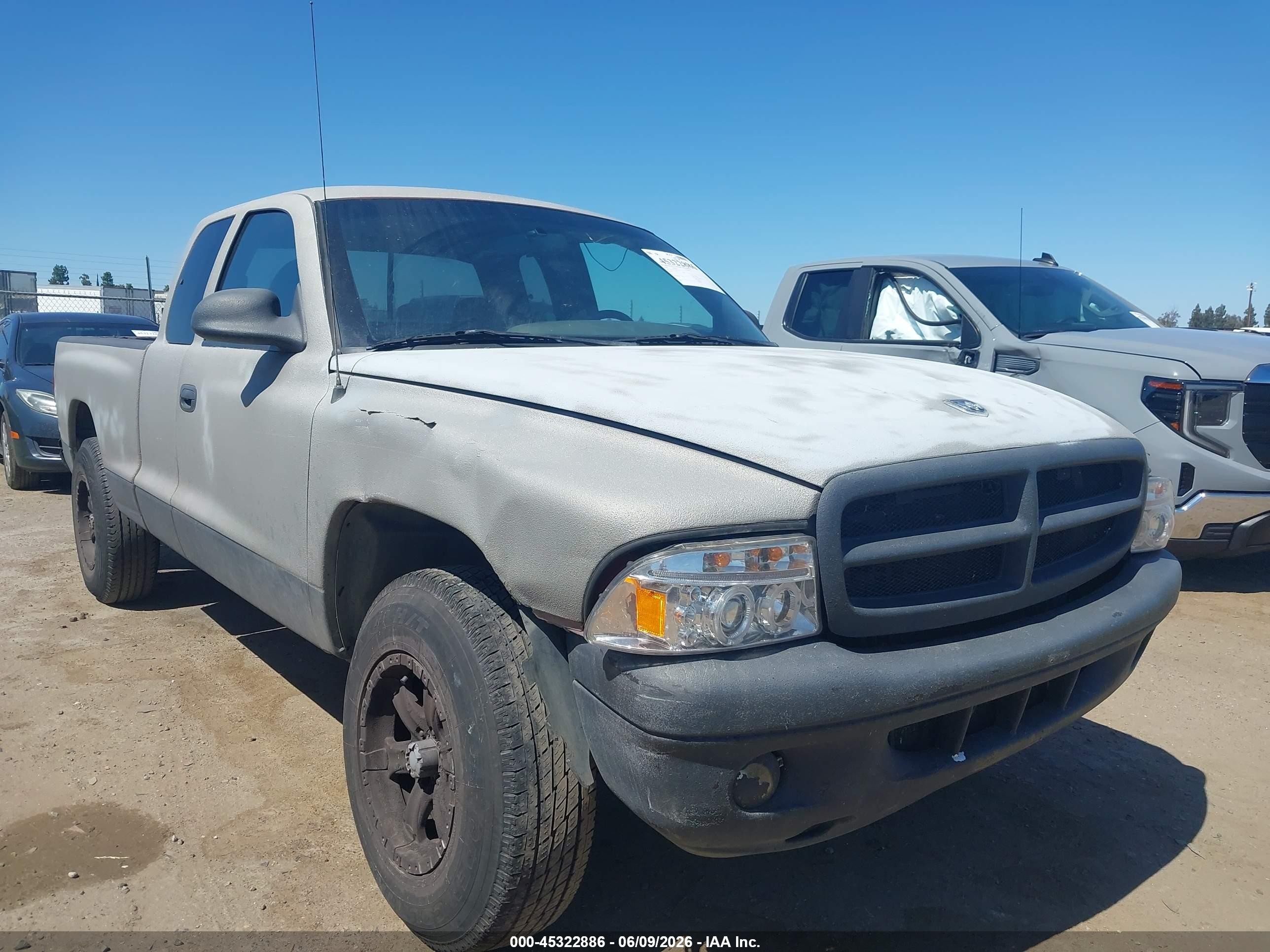 1998 Dodge Dakota Slt/sport Gray vin: 1B7GL22Y5WS531163