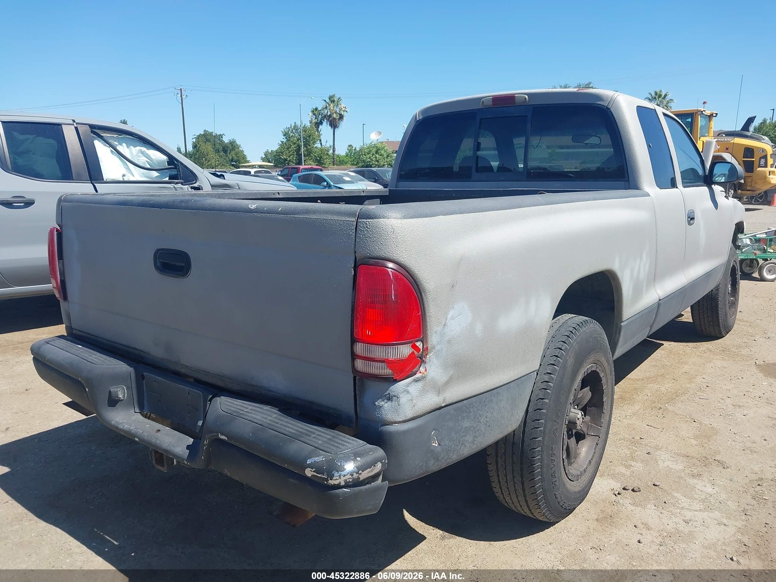 1998 Dodge Dakota Slt/sport Gray vin: 1B7GL22Y5WS531163