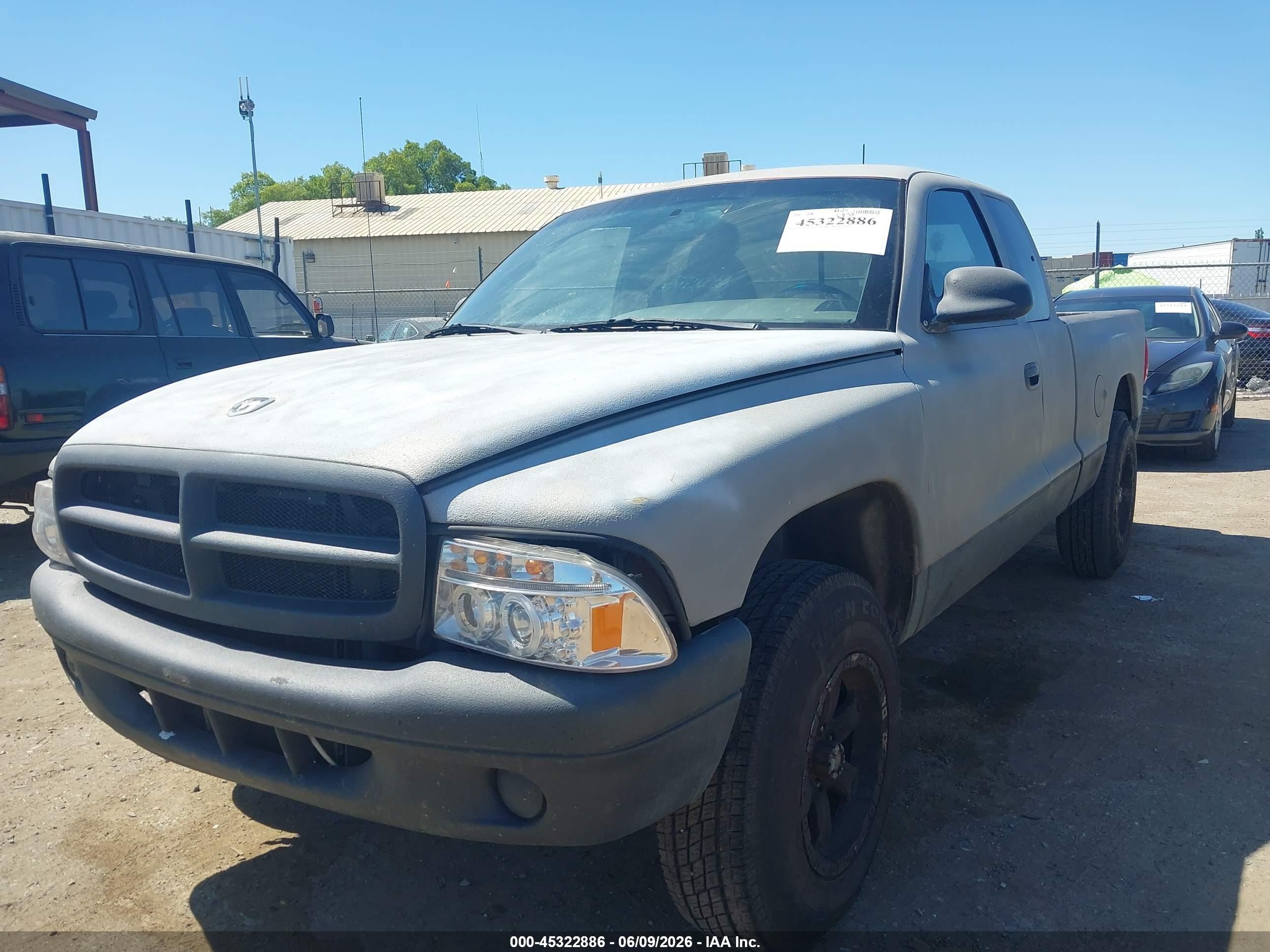 1998 Dodge Dakota Slt/sport Gray vin: 1B7GL22Y5WS531163