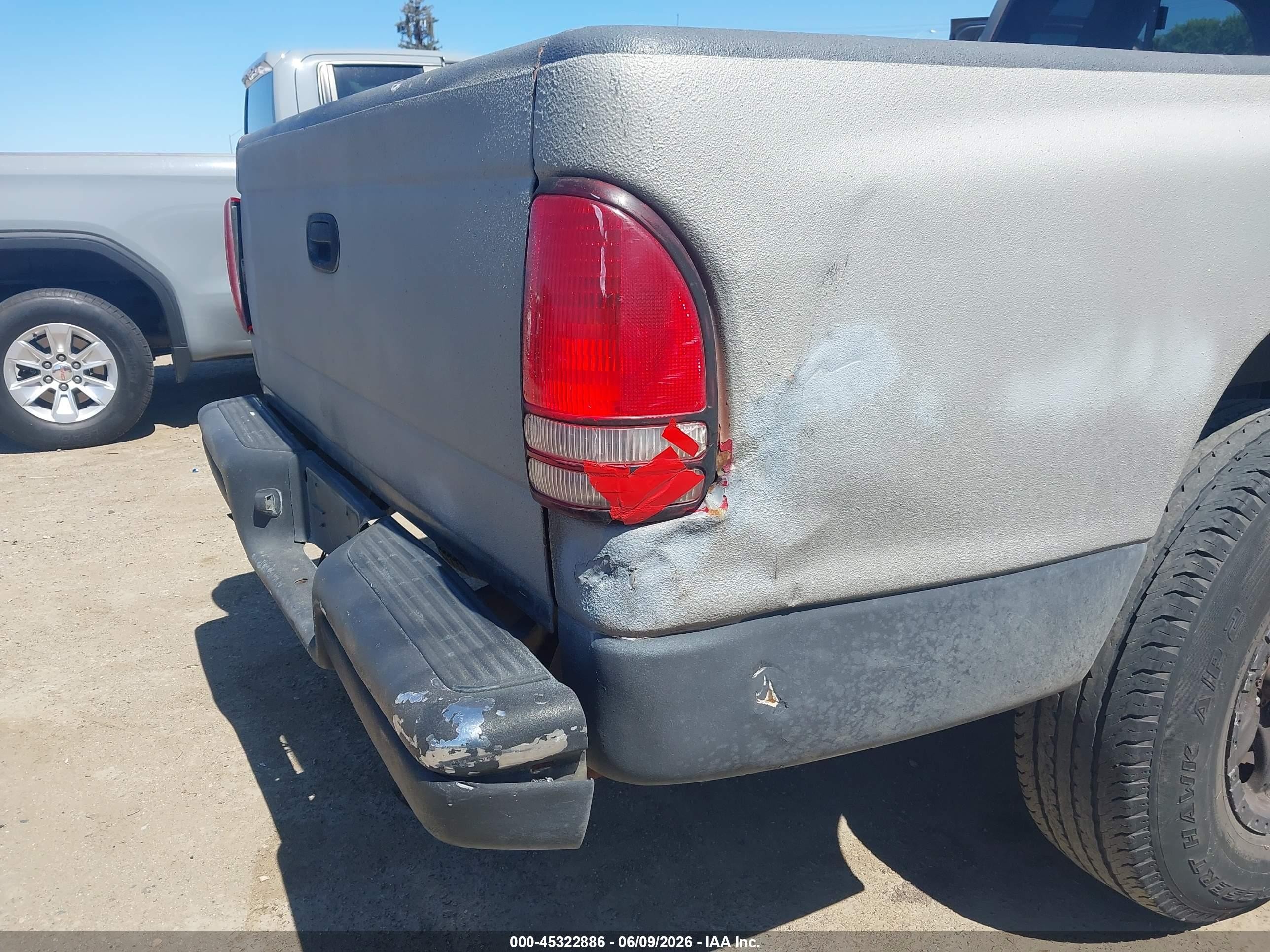 1998 Dodge Dakota Slt/sport Gray vin: 1B7GL22Y5WS531163