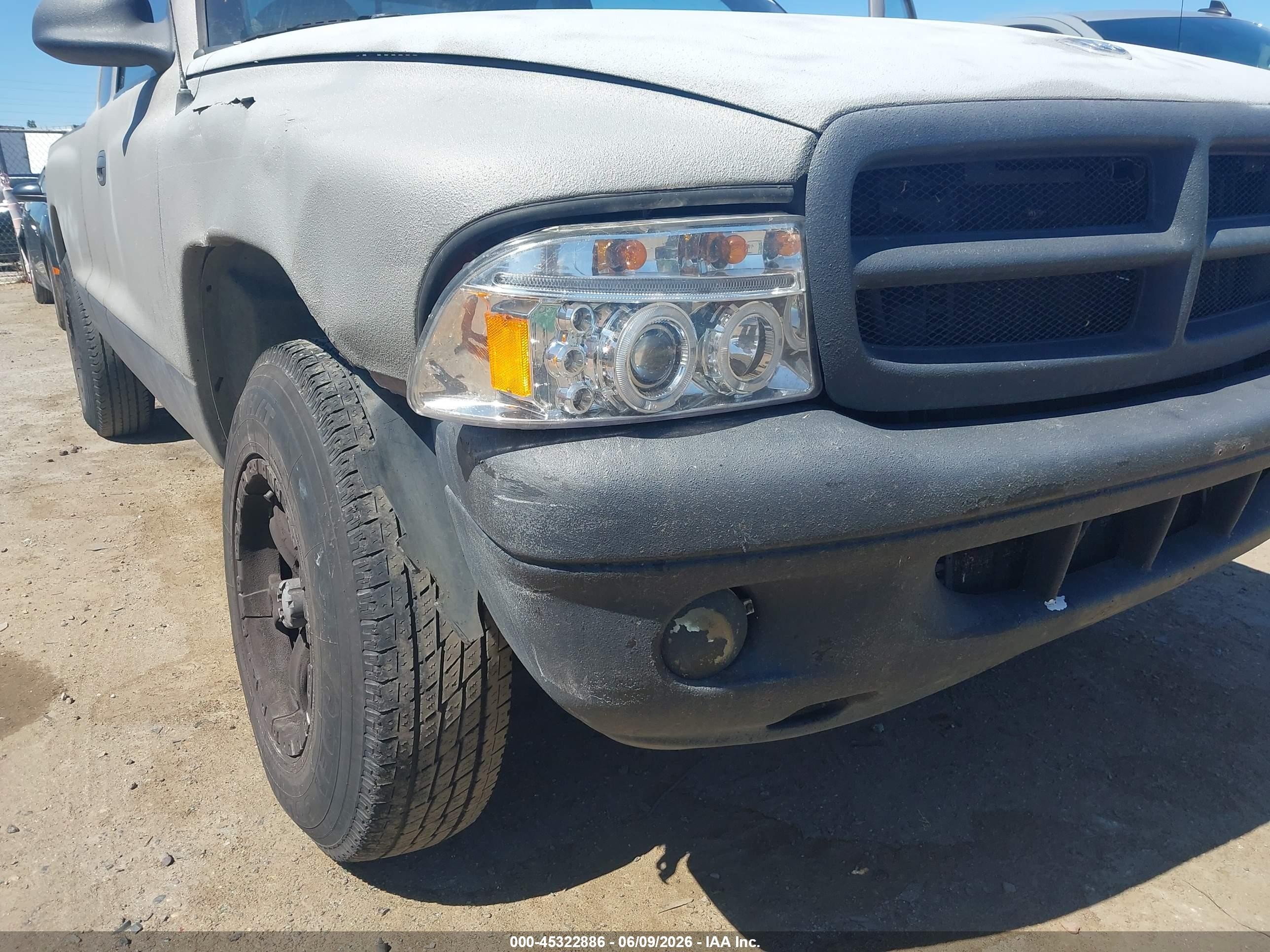 1998 Dodge Dakota Slt/sport Gray vin: 1B7GL22Y5WS531163
