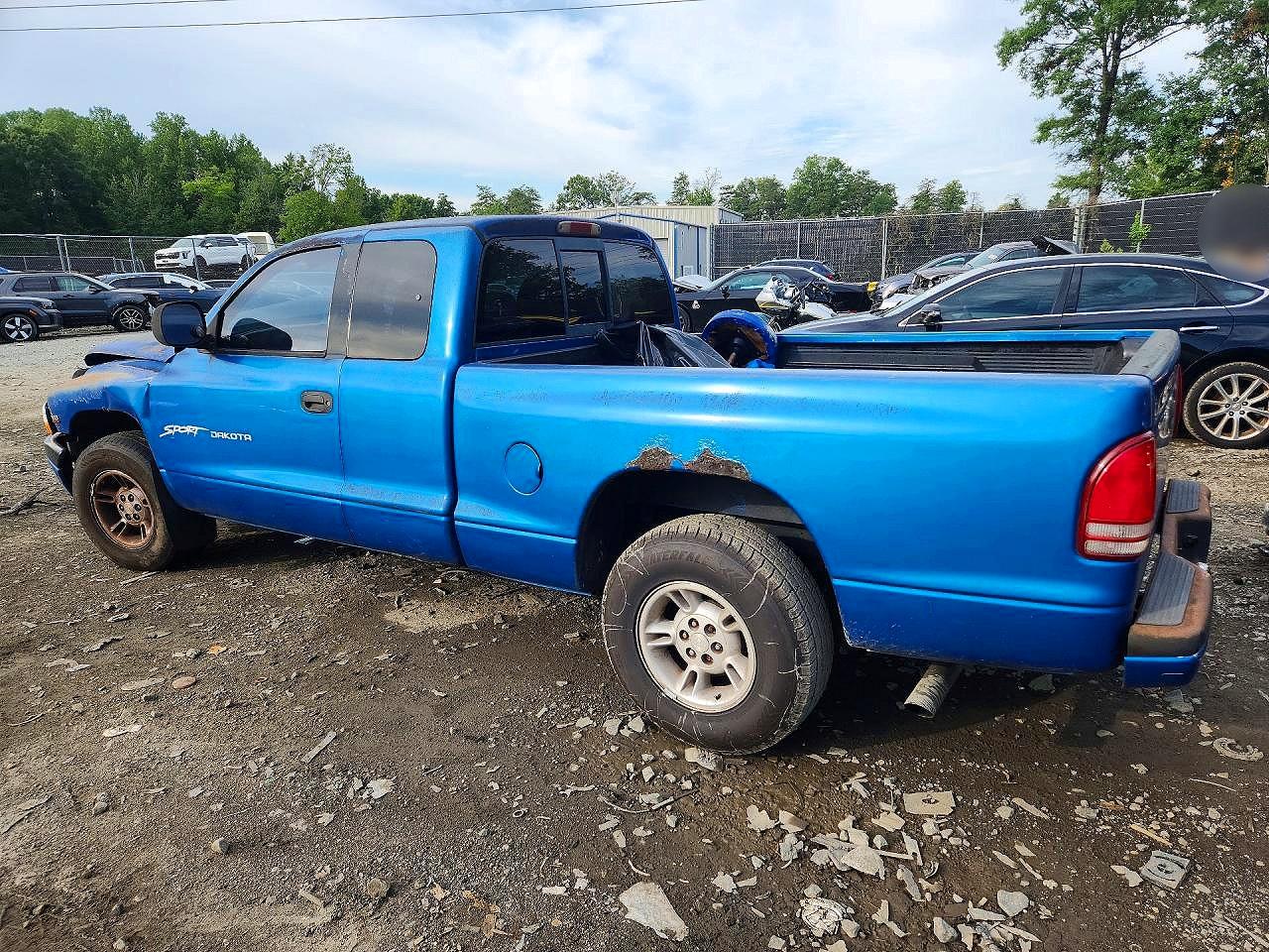 1999 Dodge Dakota Blue vin: 1B7GL22Y5XS164072
