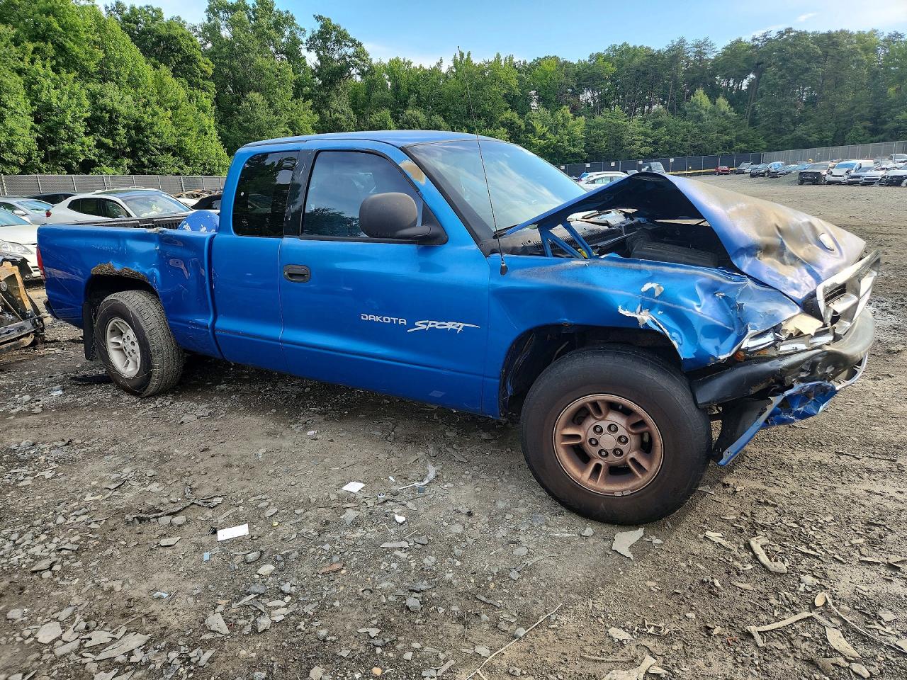 1999 Dodge Dakota Blue vin: 1B7GL22Y5XS164072