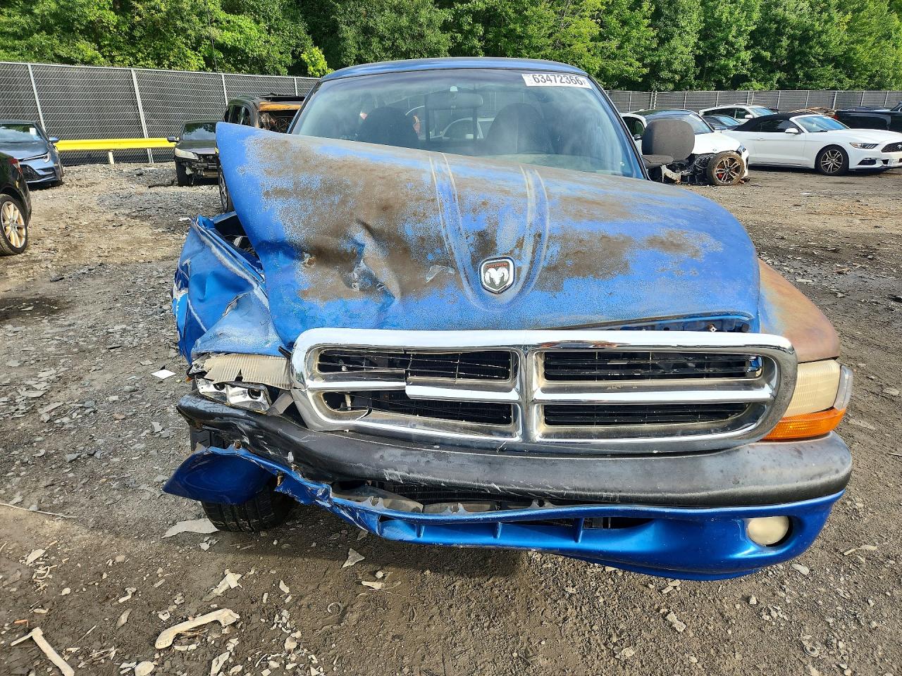 1999 Dodge Dakota Blue vin: 1B7GL22Y5XS164072