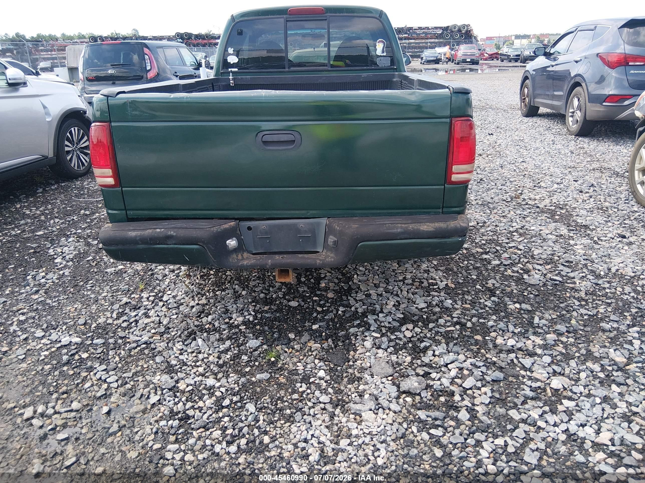 1999 Dodge Dakota Slt/sport Зеленый vin: 1B7GL22Y8XS161599