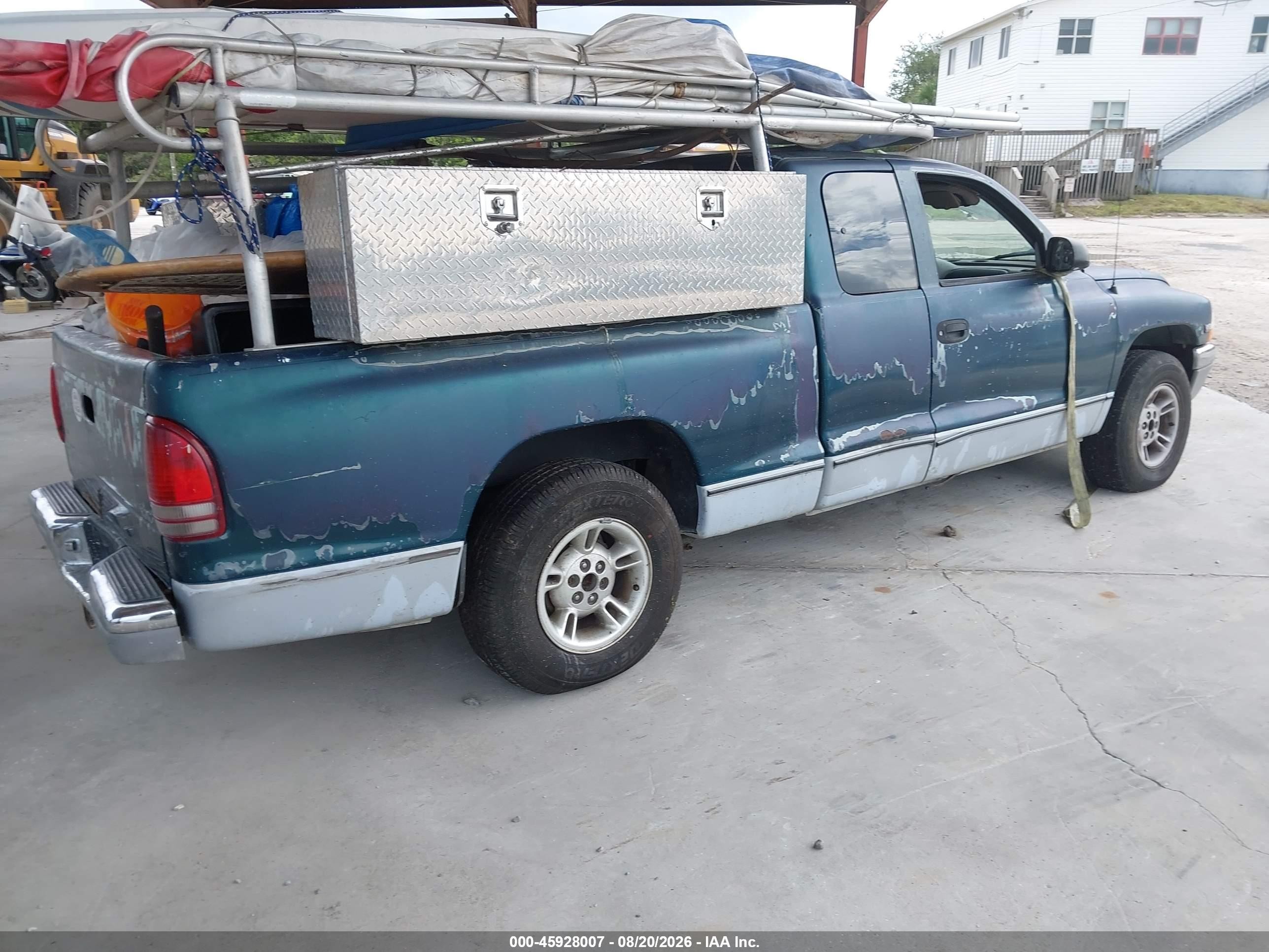 1998 Dodge Dakota Slt/sport Green vin: 1B7GL22YXWS599538