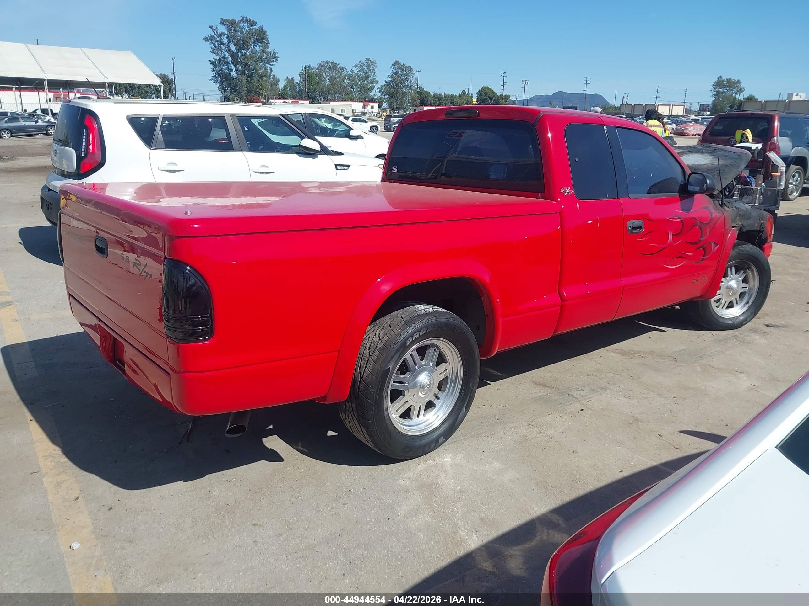 1999 Dodge Dakota Sport Красный vin: 1B7GL22Z5XS228376
