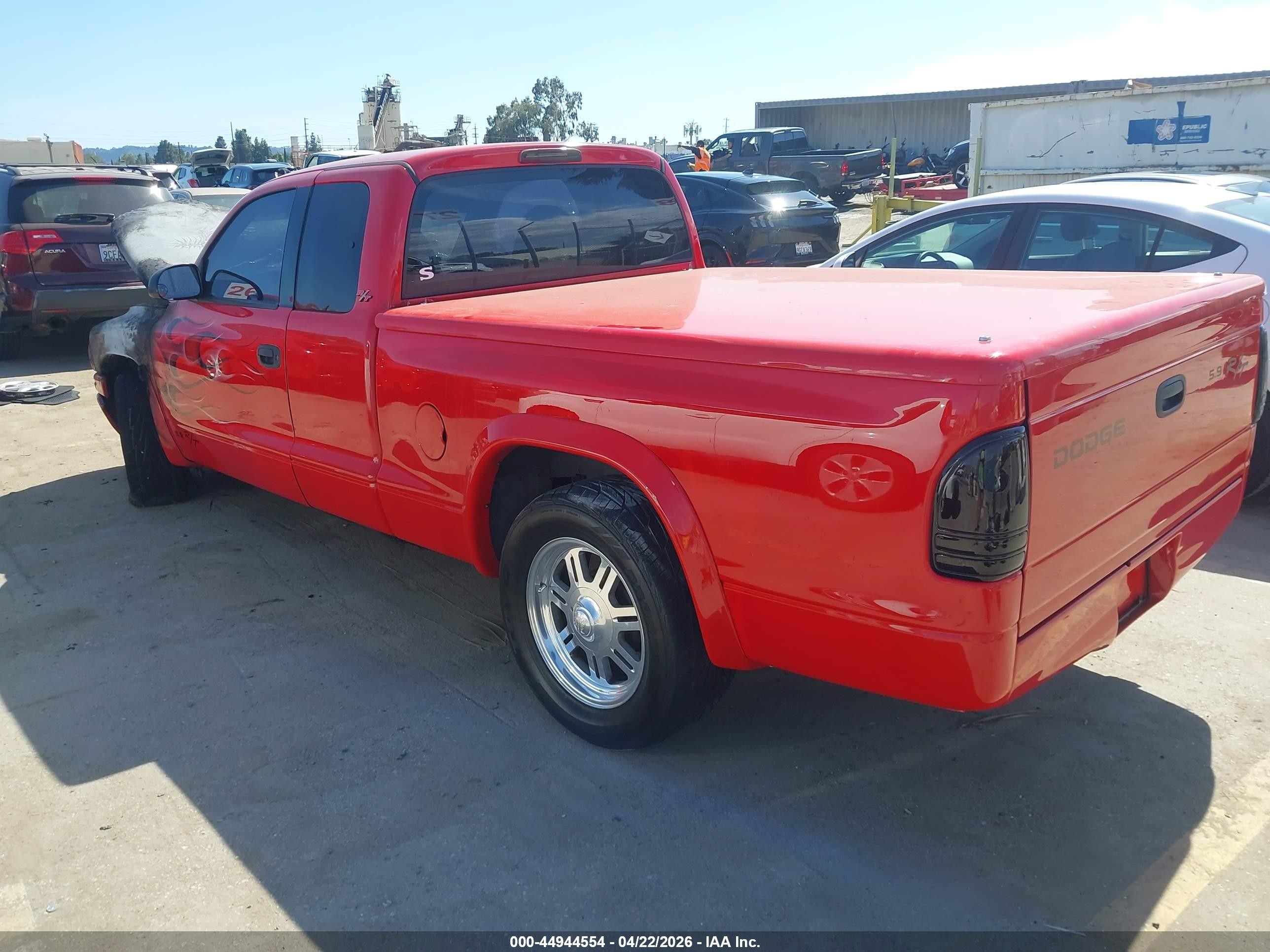 1999 Dodge Dakota Sport Красный vin: 1B7GL22Z5XS228376