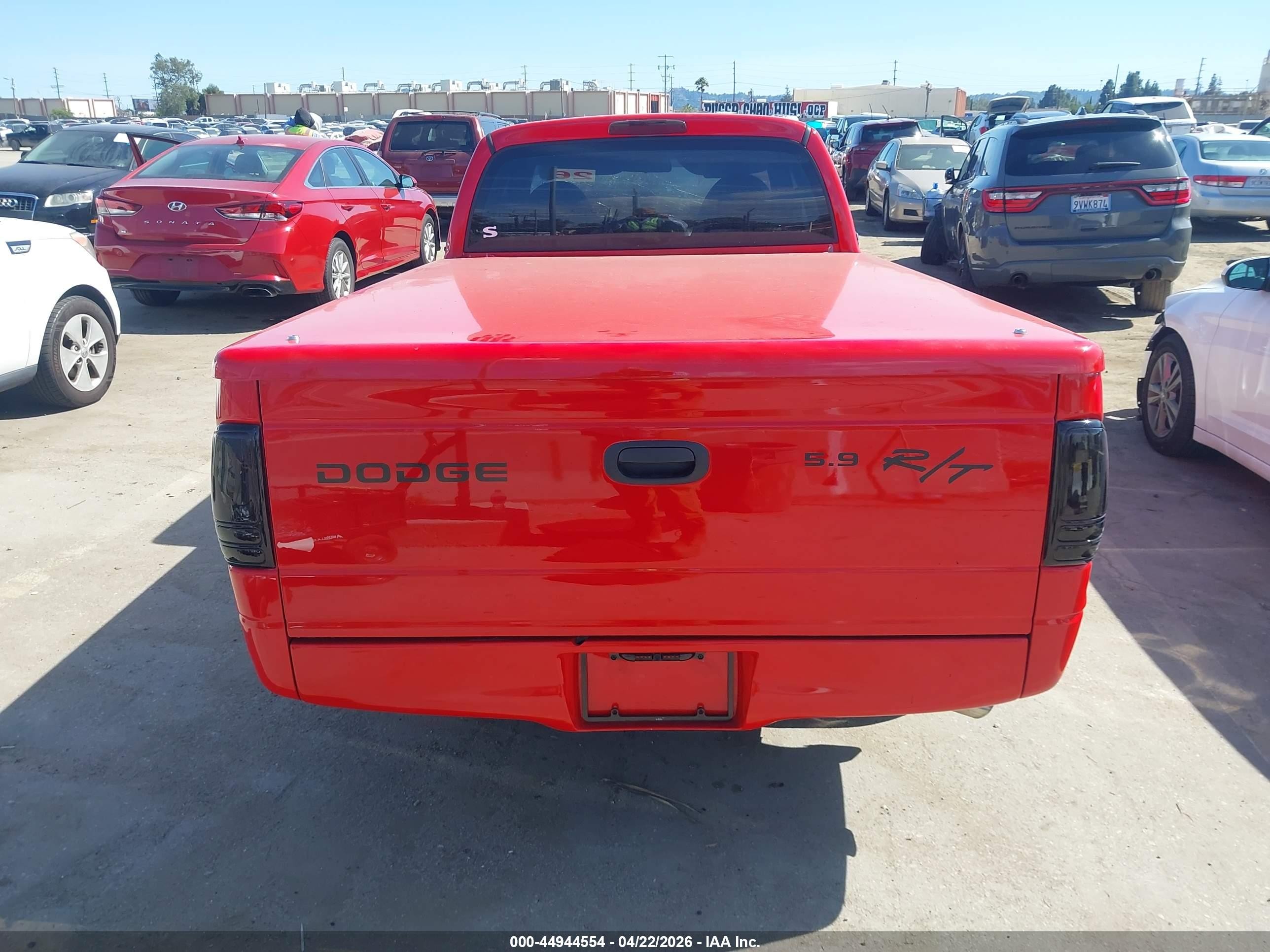 1999 Dodge Dakota Sport Красный vin: 1B7GL22Z5XS228376