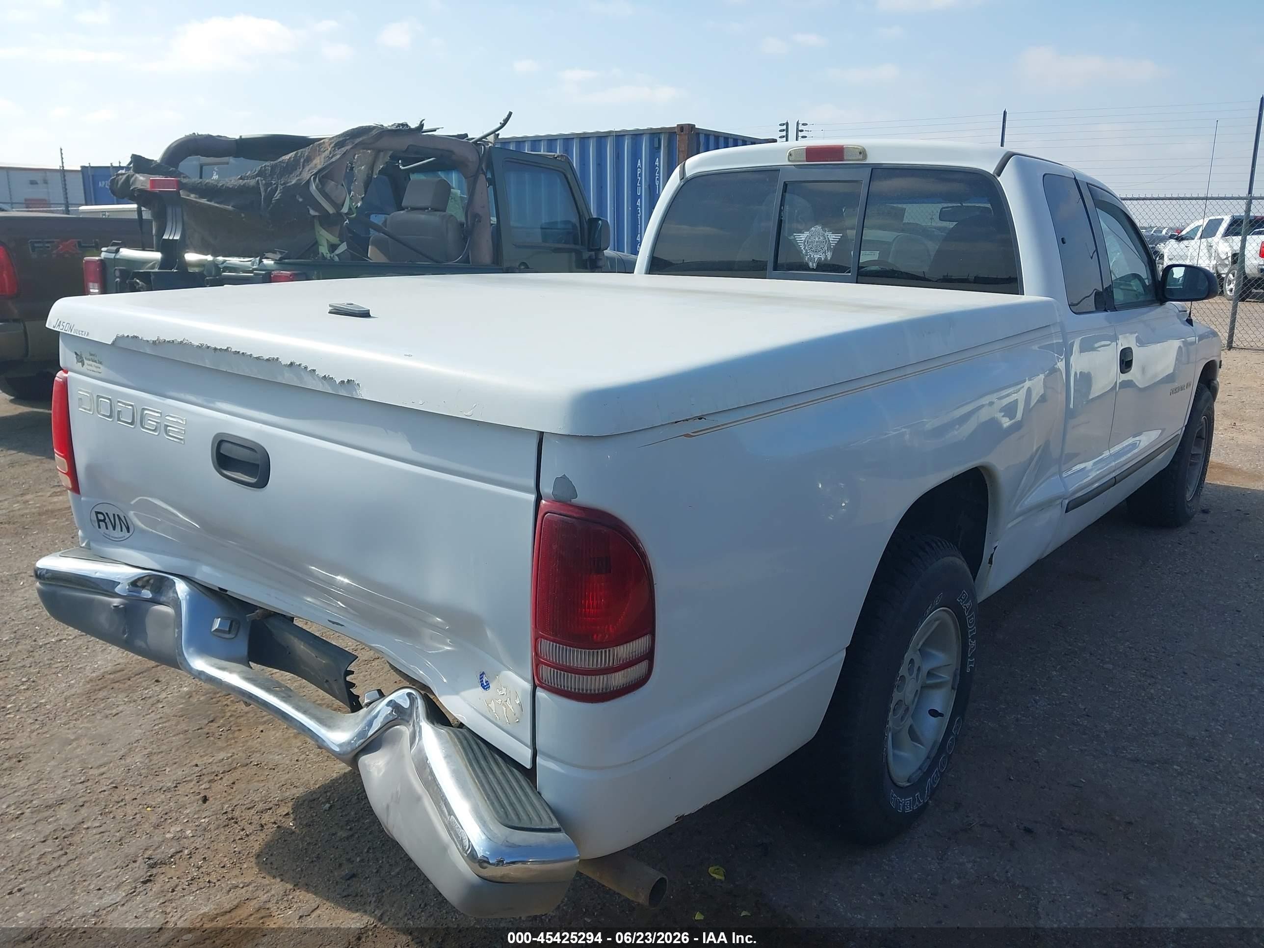 1997 Dodge Dakota Slt/sport White vin: 1B7GL23X0VS259464