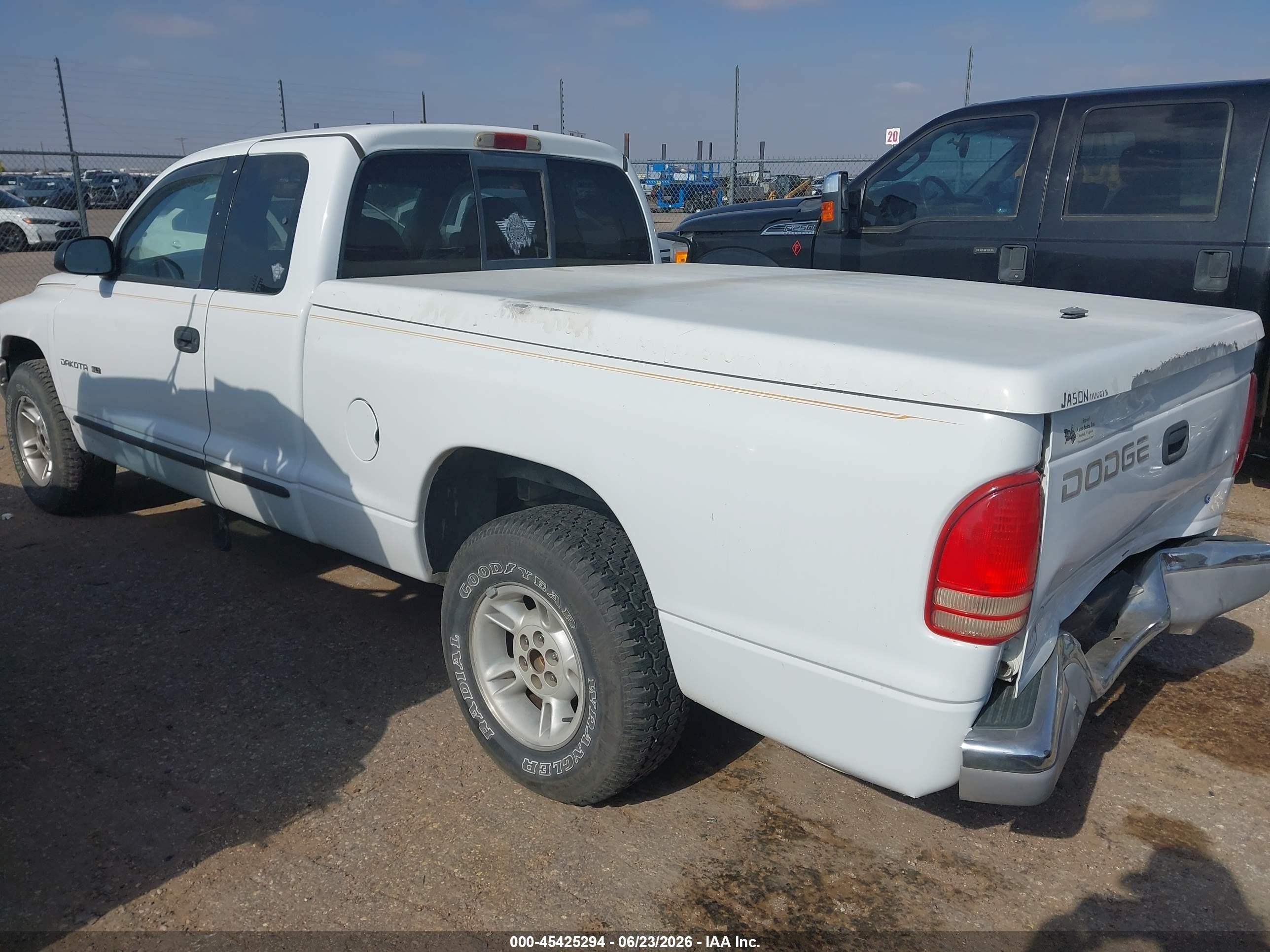1997 Dodge Dakota Slt/sport White vin: 1B7GL23X0VS259464