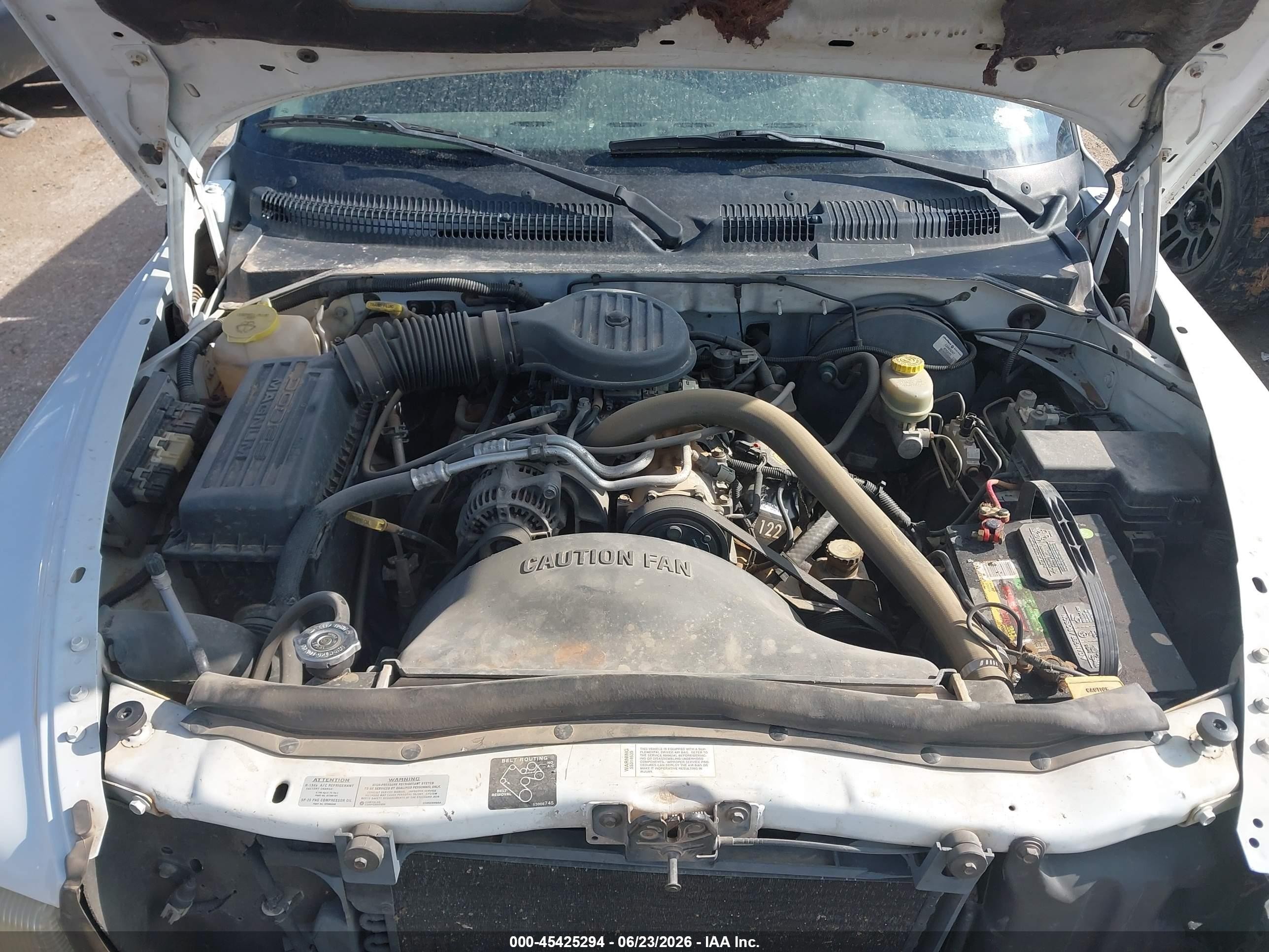 1997 Dodge Dakota Slt/sport White vin: 1B7GL23X0VS259464