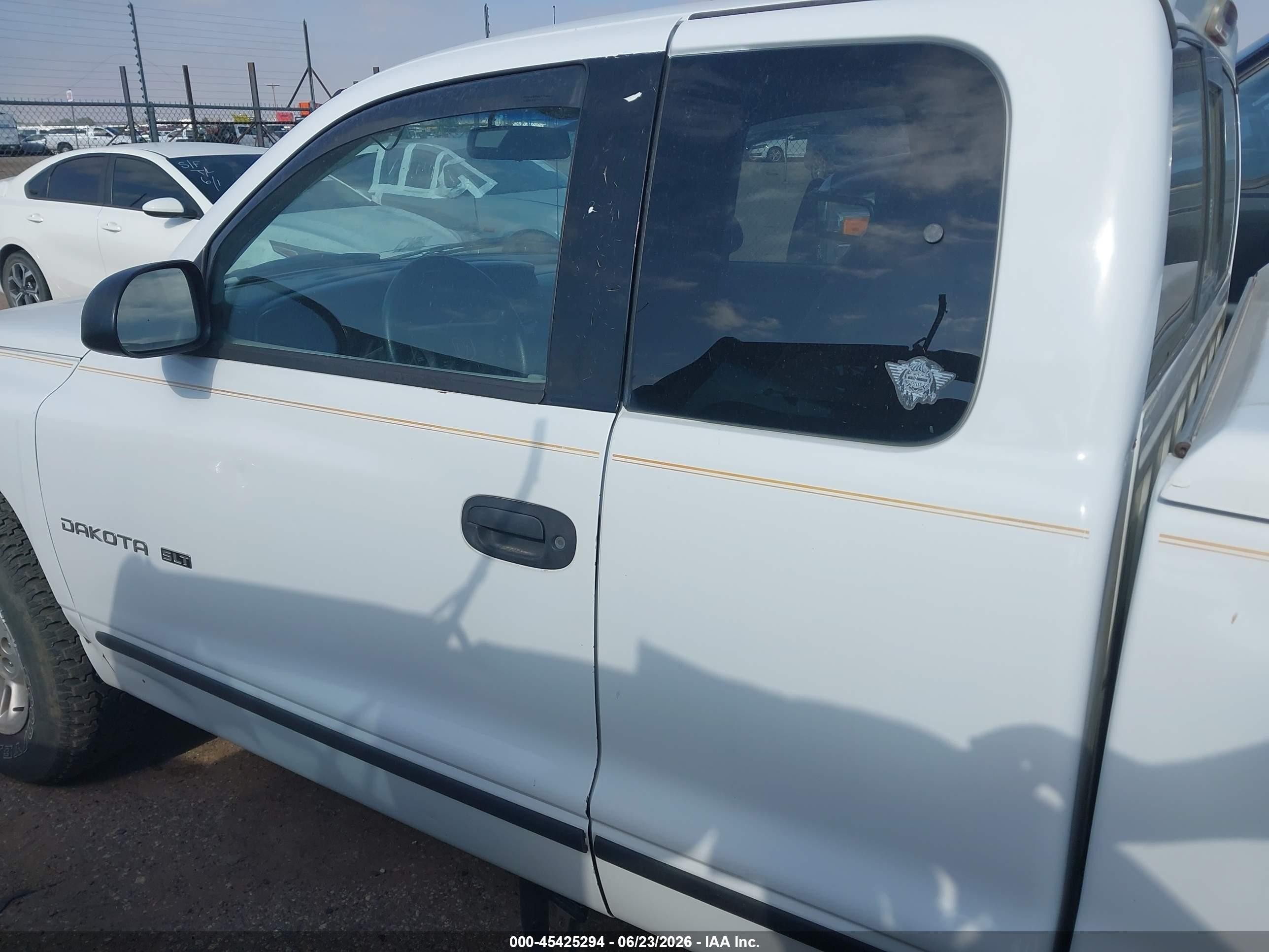 1997 Dodge Dakota Slt/sport White vin: 1B7GL23X0VS259464